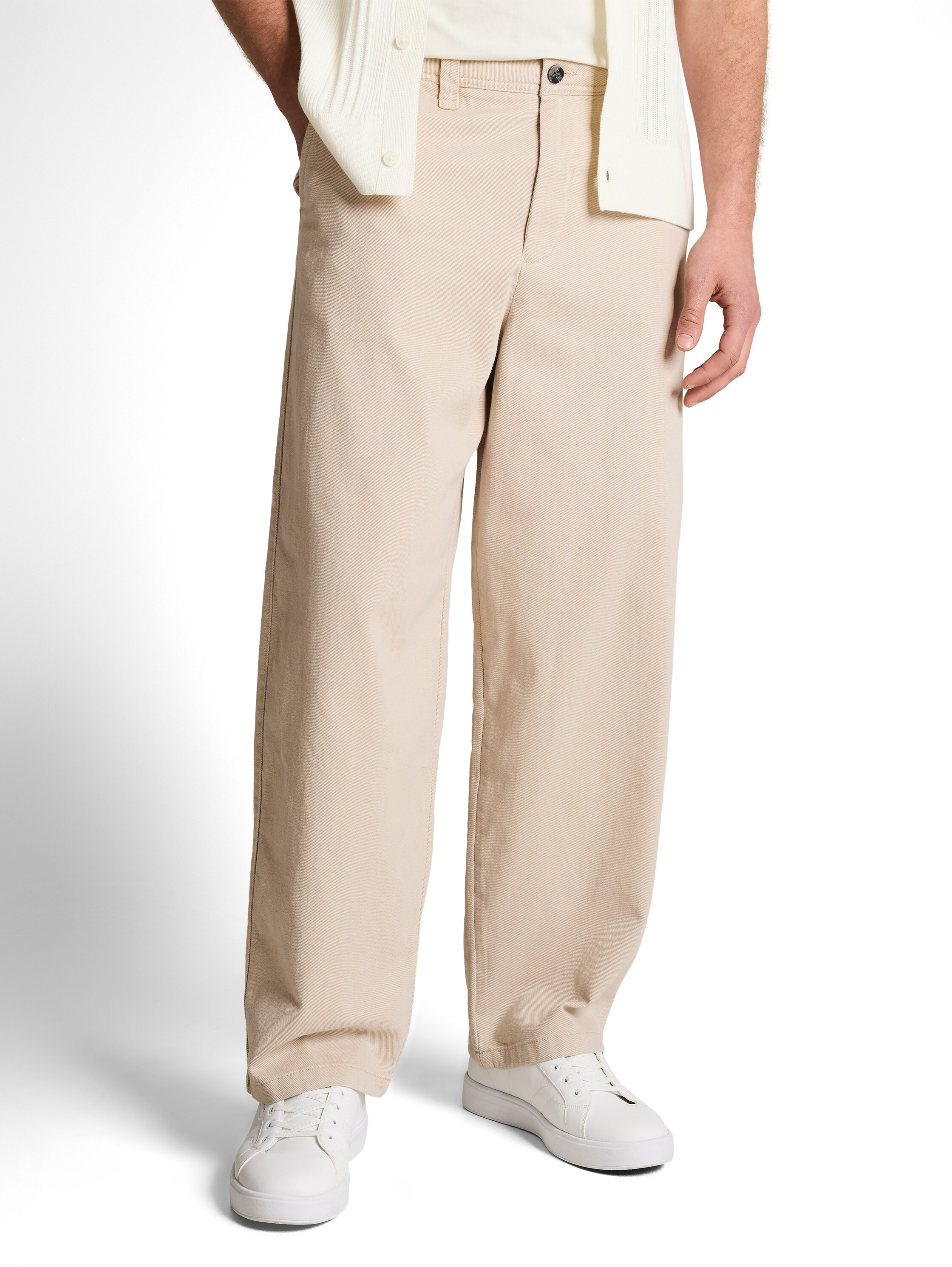 TOM TAILOR Denim Chinohose aus Baumwolle und im Loose Fit günstig online kaufen