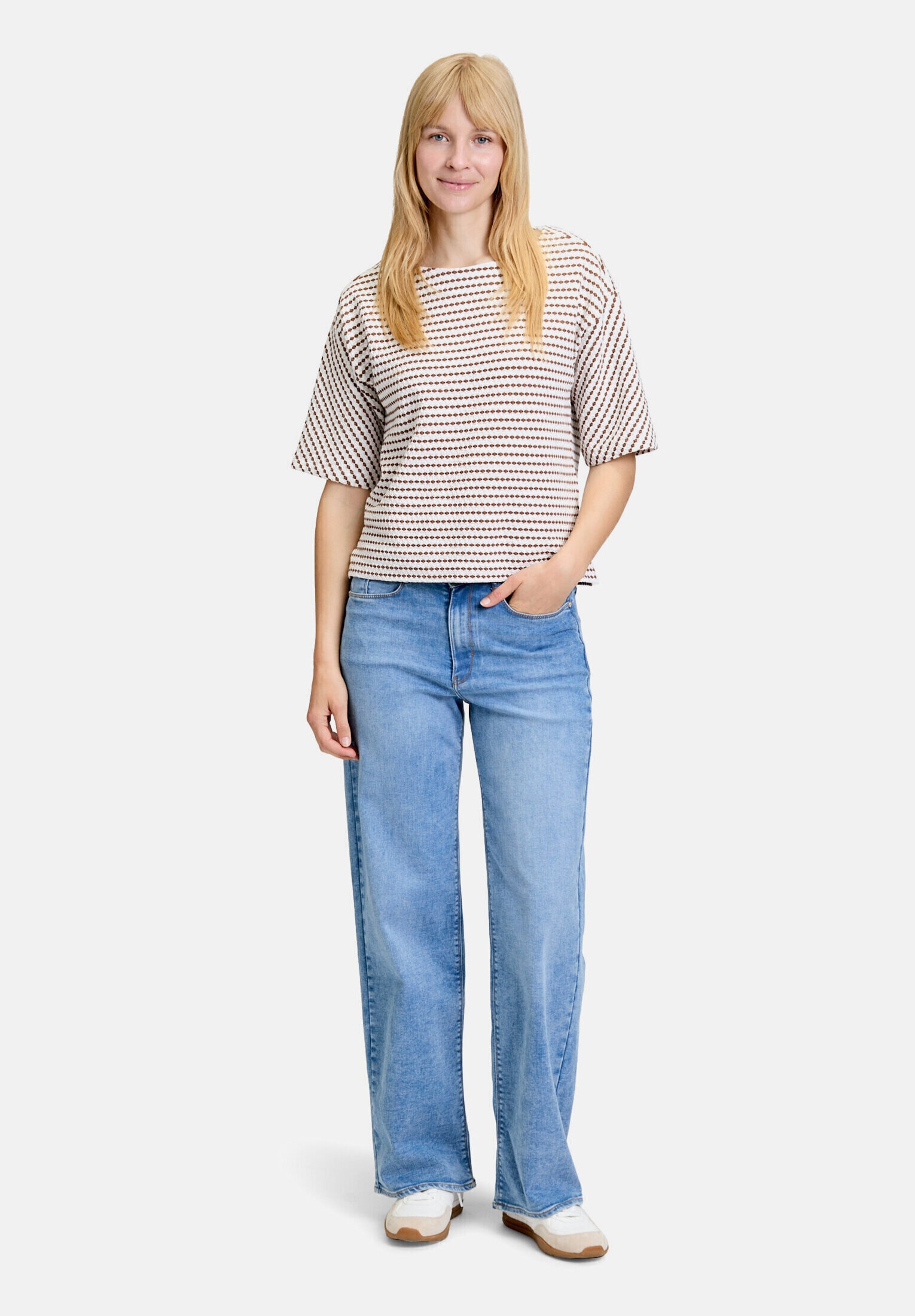 Betty&Co "Damen mit Rundhalsausschnitt" 1 Stk. Struktur