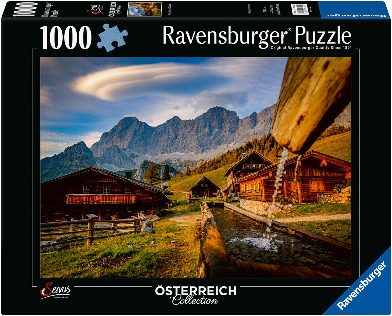 Puzzle »Neustattalm am Dachstein«, Made in Germany; FSC® - schützt Wald - weltweit