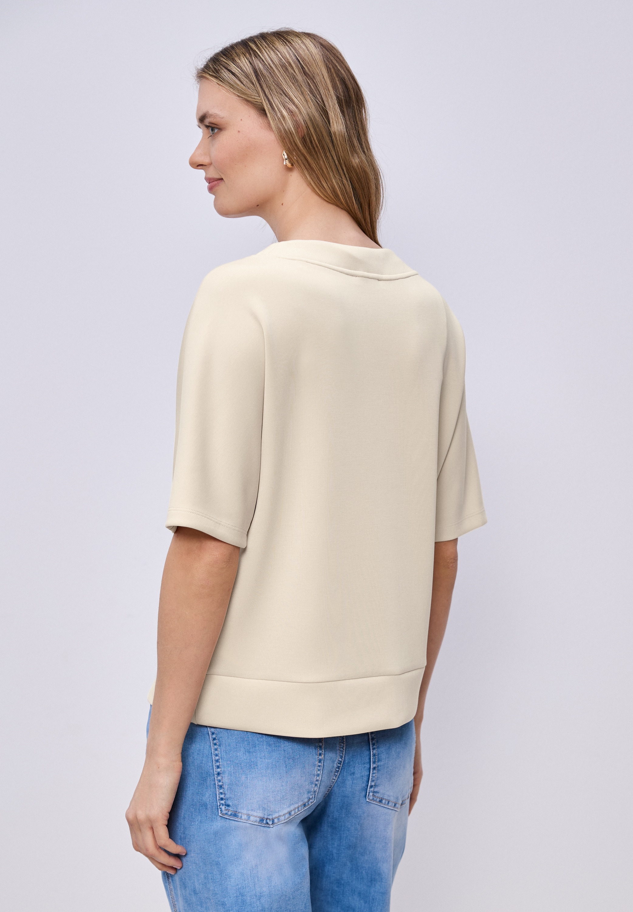 STREET ONE T-Shirt im Silk Look
