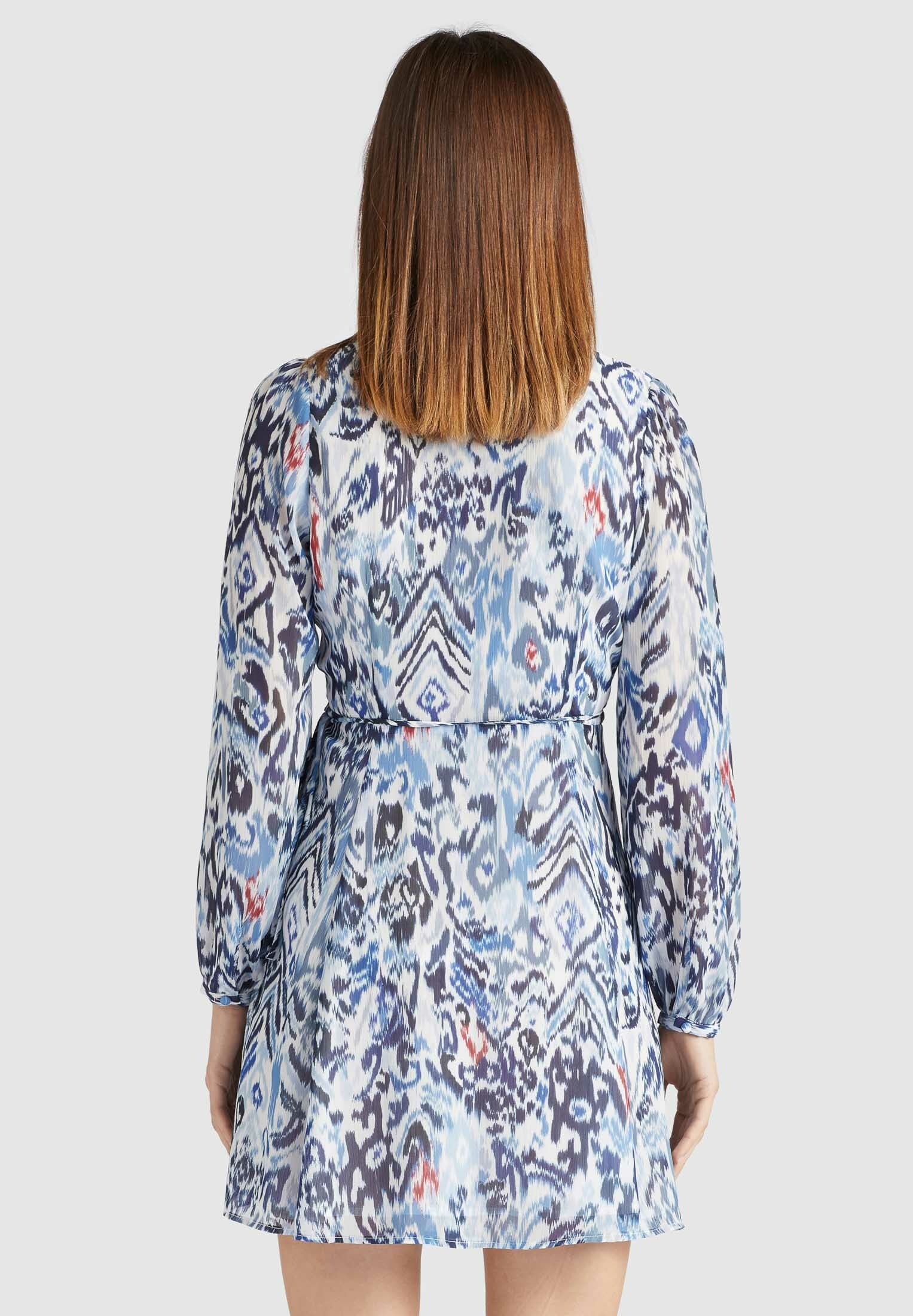 khujo Chiffonkleid »khujo Kleid MARGOLA«, aus bedrucktem Chiffon