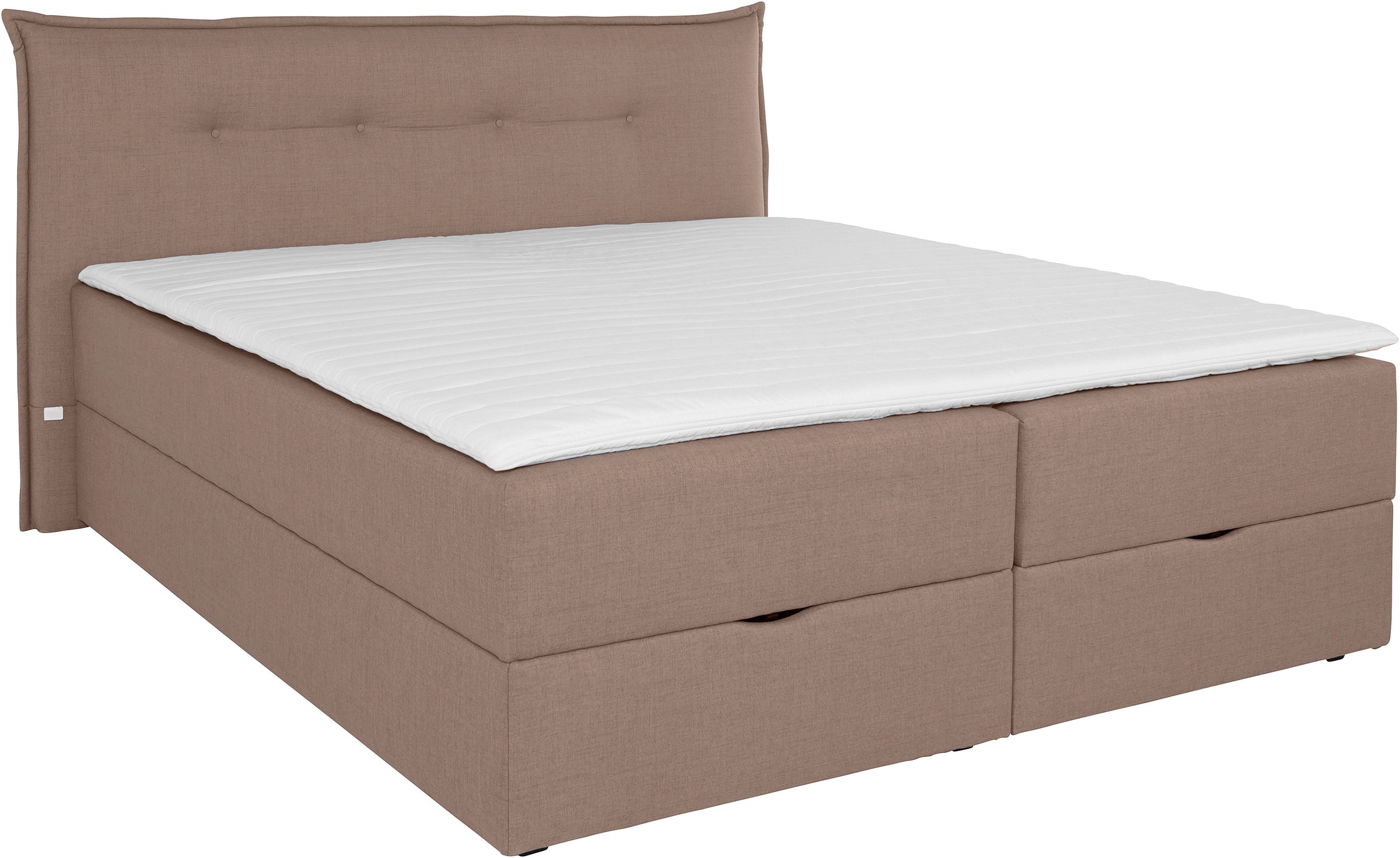 andas Boxbett »Kederleicht«, inklusive Bettkasten & Topper, in 4 Breiten und 2 Härtegraden