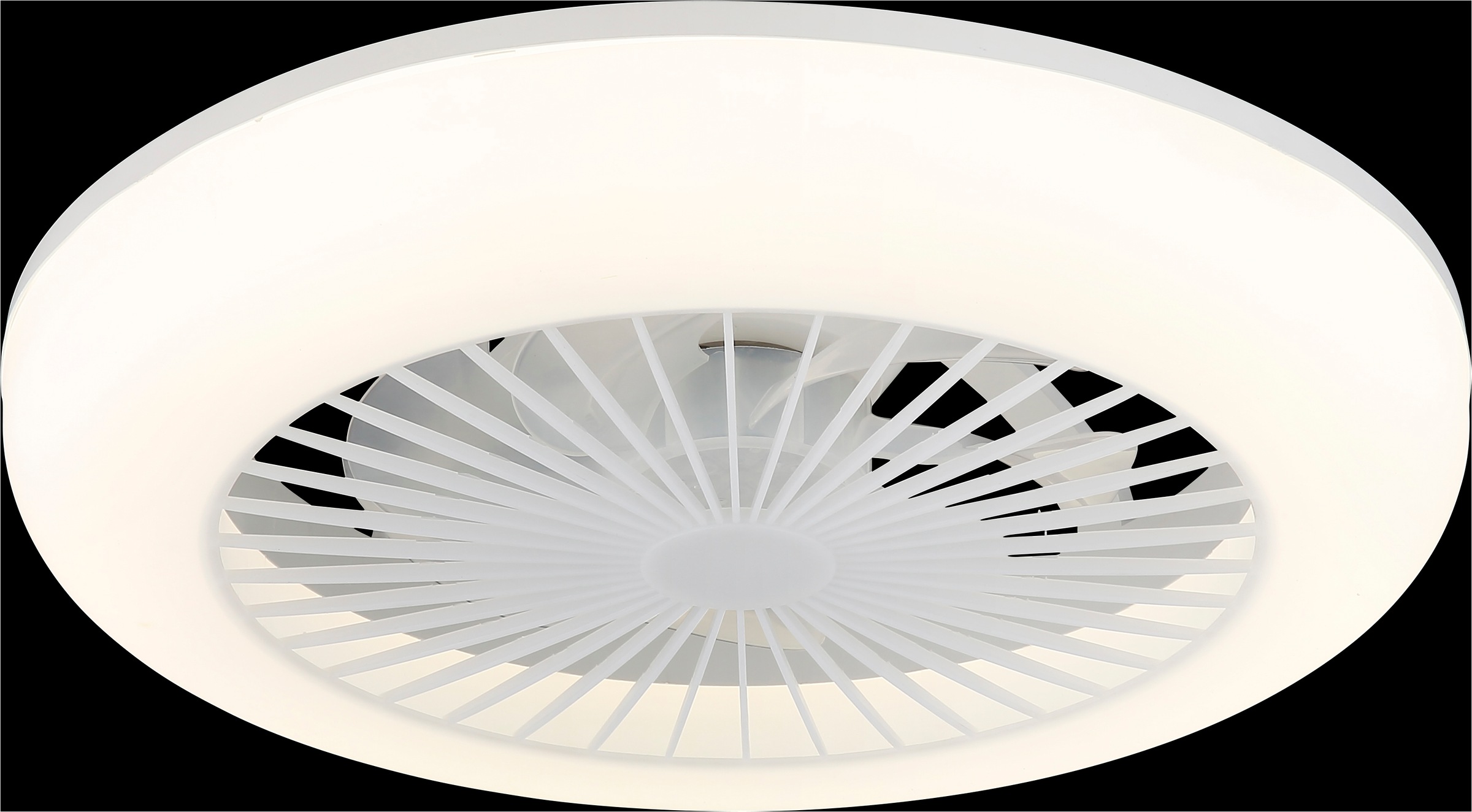 GLOBO LIGHTING Deckenleuchte »FERRELL« LED-Modul 1 Stk. Deckenventilator mit LED, dimmbar, smart & energiesparend