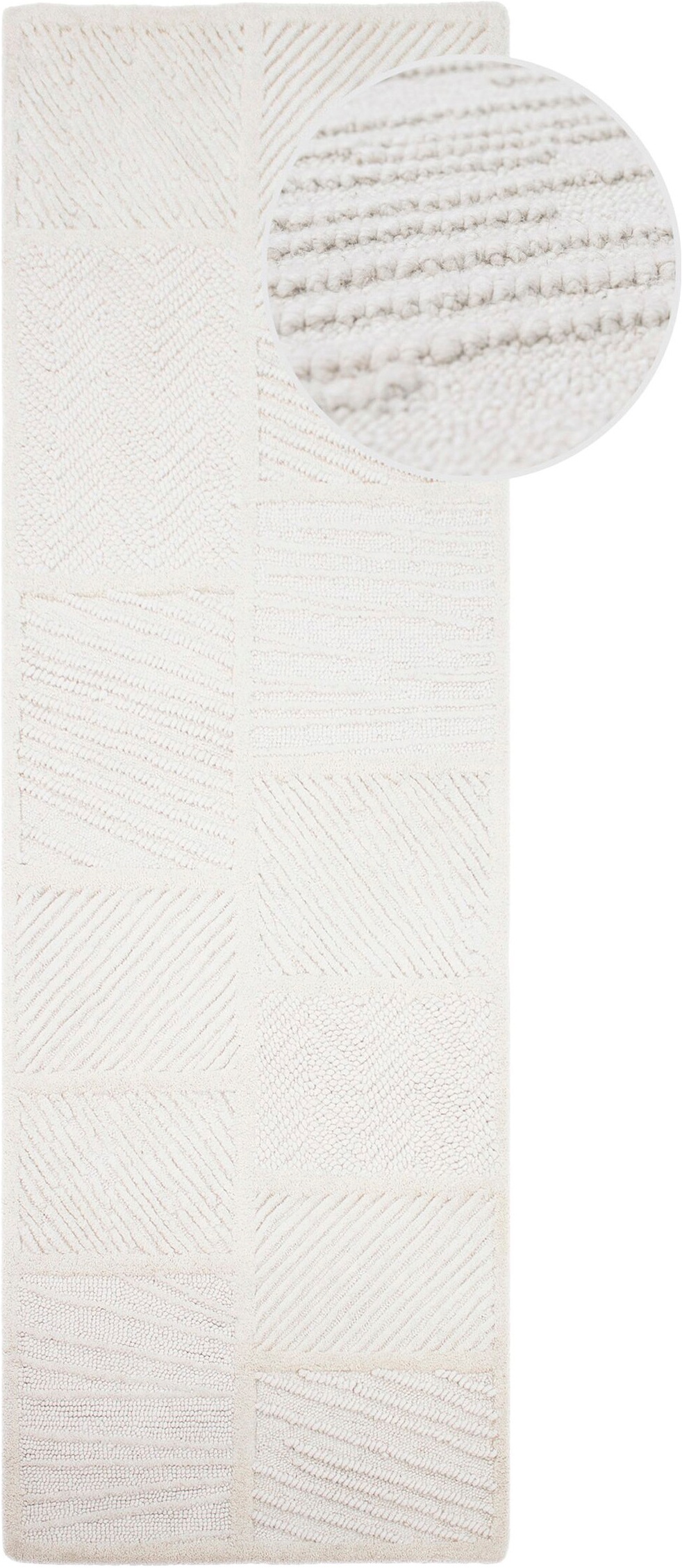 FLAIR RUGS Teppich »SCULPTURED BLOCKS« rechteckig 14 mm Höhe