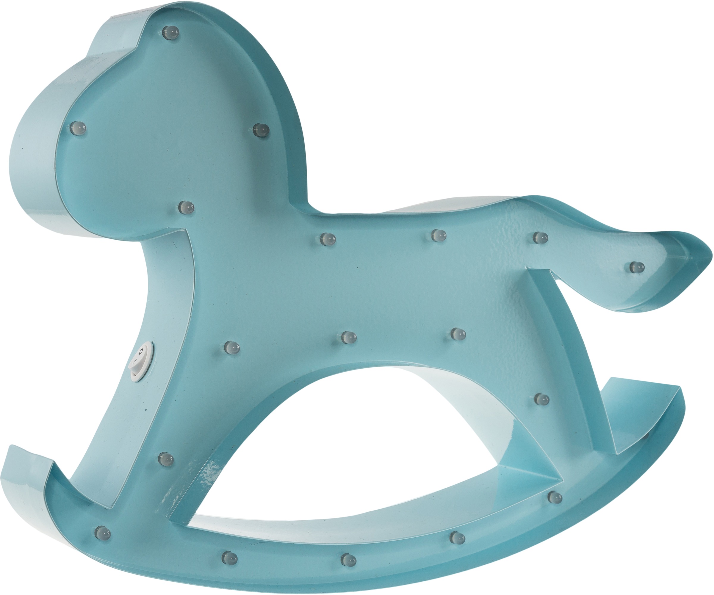 MARQUEE LIGHTS LED Dekolicht »Hobbyhorse«, 19 flammig, Leuchtmittel LED-Modul | LED fest integriert, Wandlampe, Tischlampe Schaukelpferd 19 Leuchtmittel - 31x22 cm