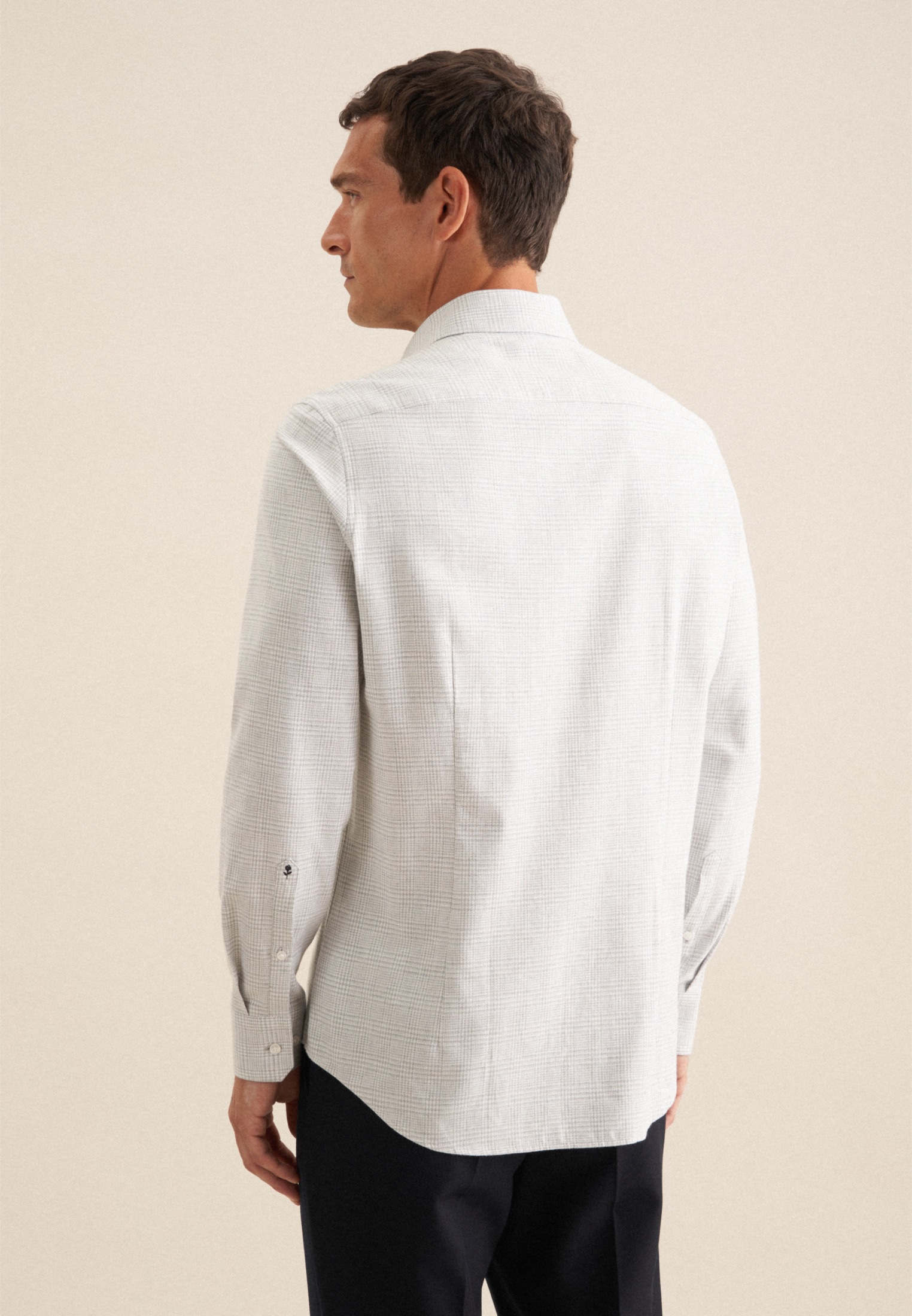 seidensticker Flanellhemd "Slim", Slim Langarm Kentkragen Karo günstig online kaufen