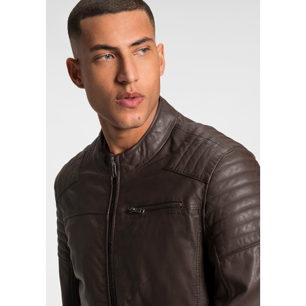 Bruno Banani Lederjacke »Rocha«