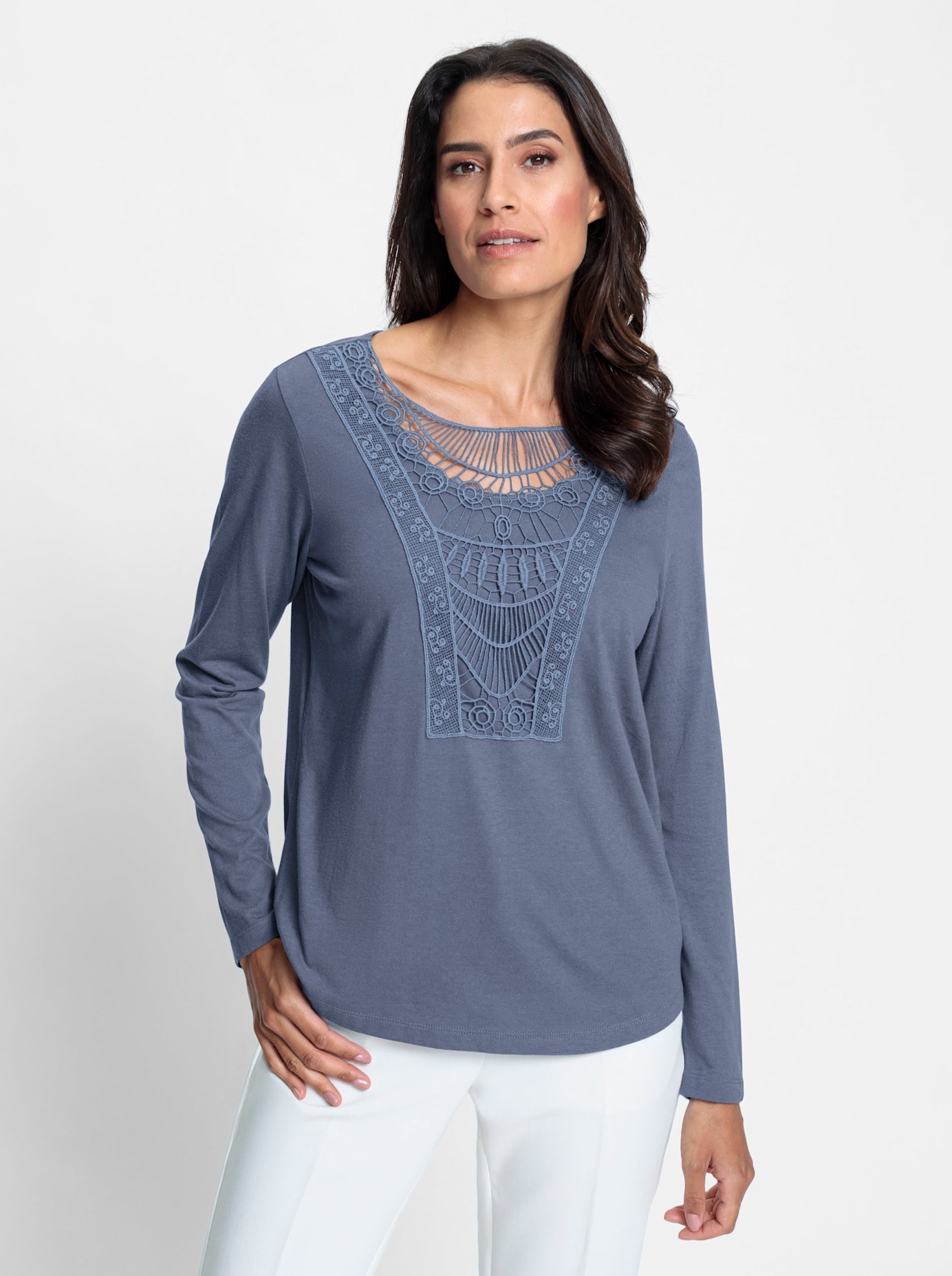 Inspirationen Spitzenshirt »Shirt«, (1 tlg.)