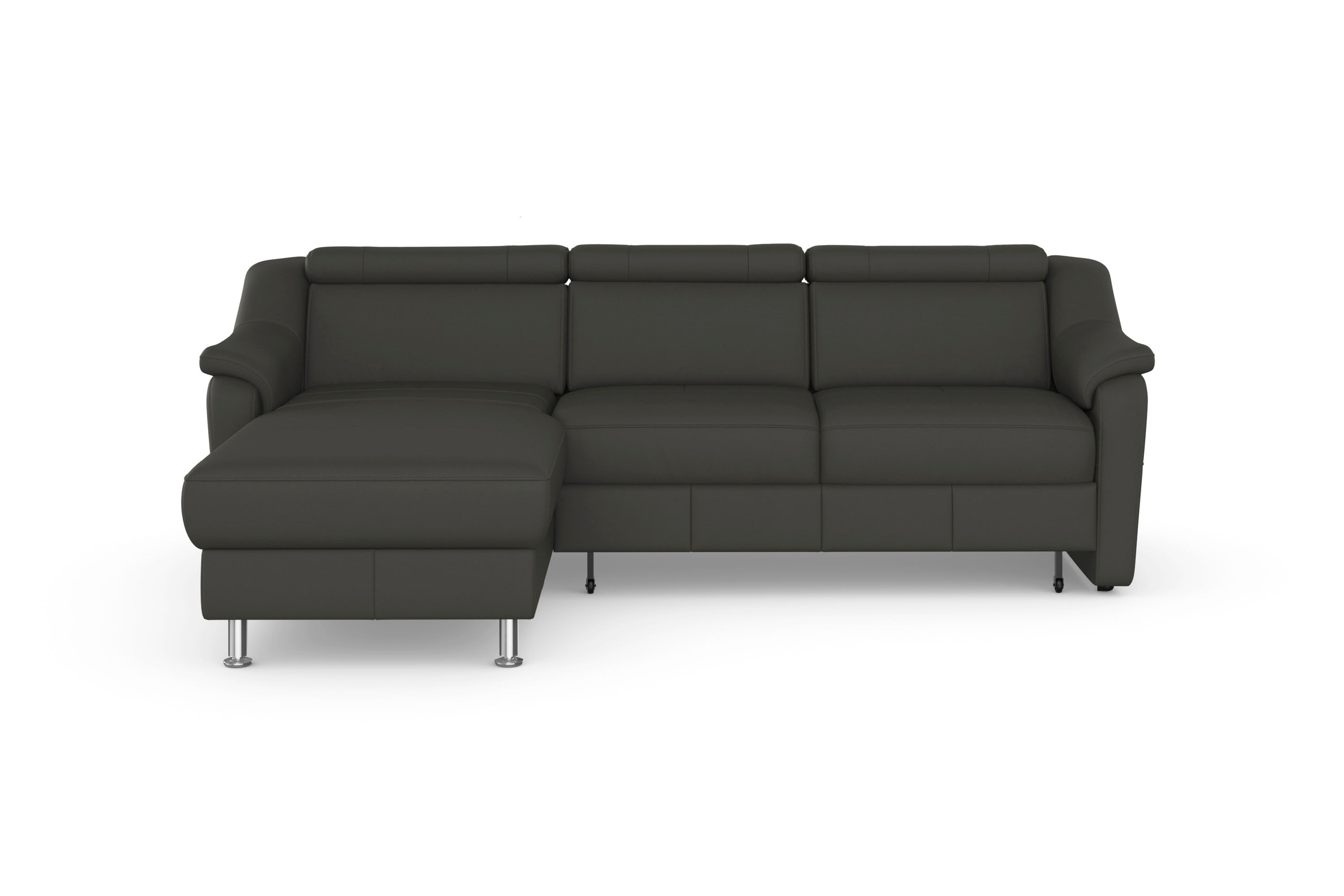 sit&more Ecksofa "Freetown L-Form" inklusive Kopfteilverstellung und komfortablem Federkern