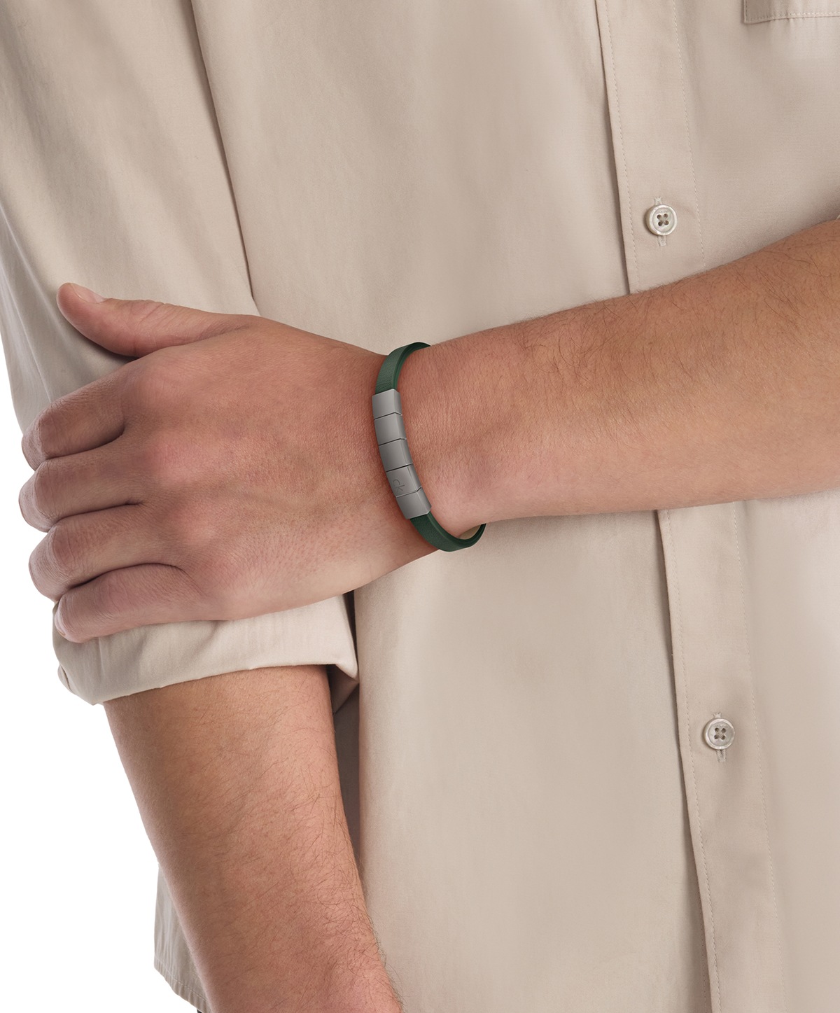 Calvin Klein Lederarmband »MINIMALISTIC SQUARES«