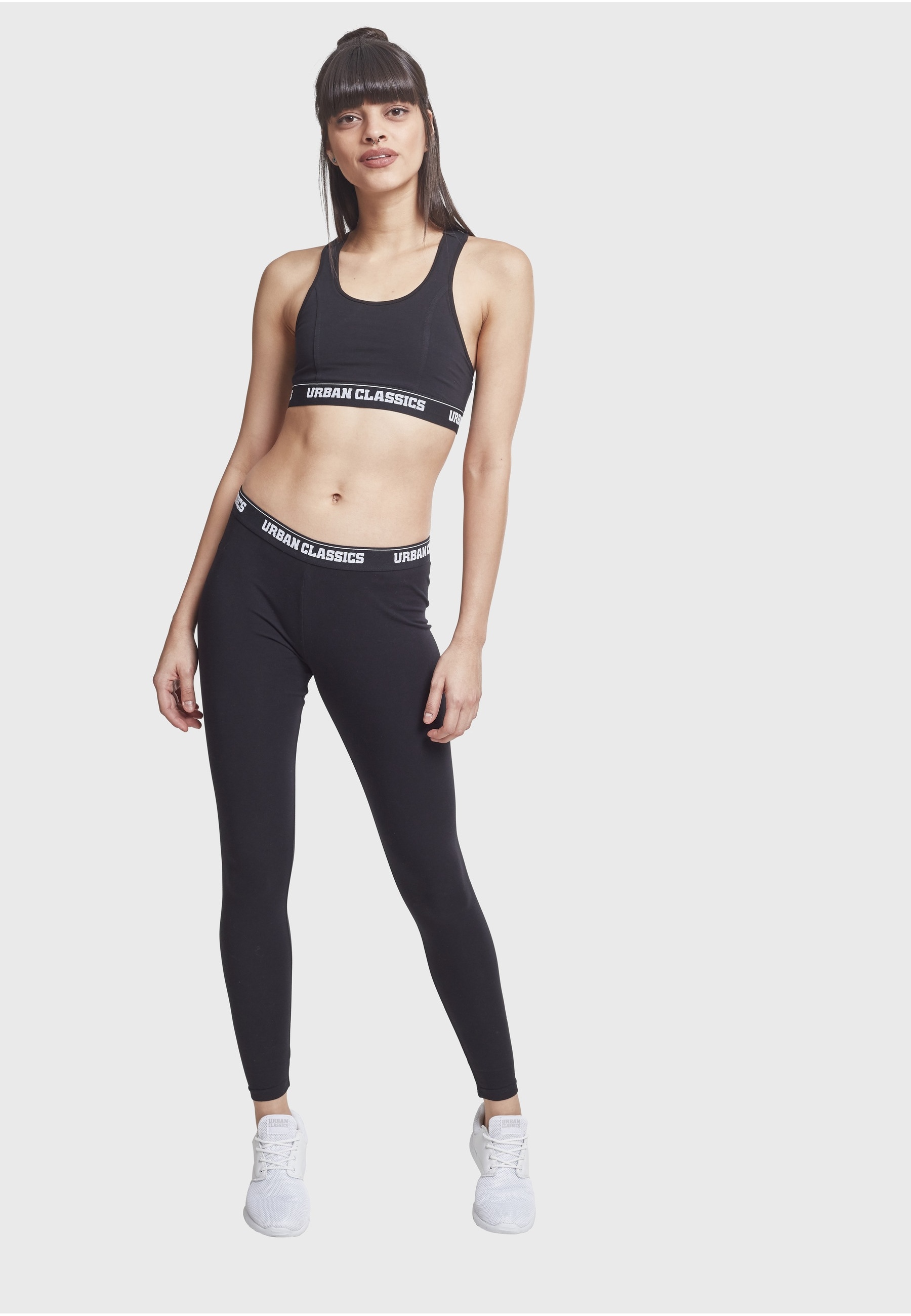 URBAN CLASSICS T-Shirt-BH »Urban Classics Damen Ladies Logo Bra«