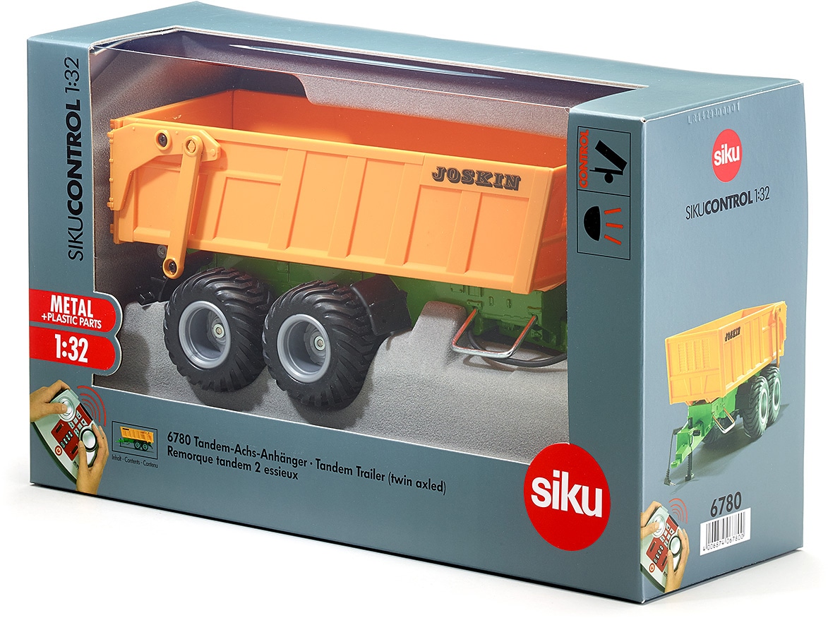 Siku Spielfahrzeug-Anhänger »SIKU Control, Tandem-Achs-Anhänger (6780)«, passend für SIKU Control Traktoren im Maßstab 1:32