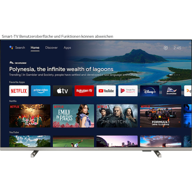 Philips LED-Fernseher »50PUS7657/12«, 126 cm/50 Zoll, 4K Ultra HD, Smart-TV  | BAUR