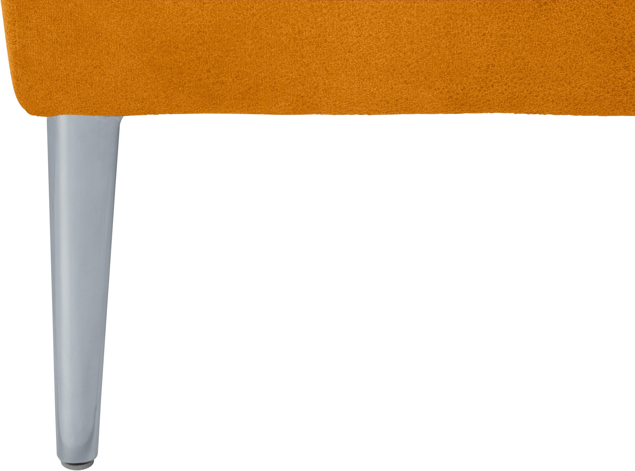 W.SCHILLIG Ecksofa »enjoy&MORE, Designsofa, elegant und bequem, L-Form«, mit Sitztiefenverstellung, Füße silber matt, Breite 310 cm
