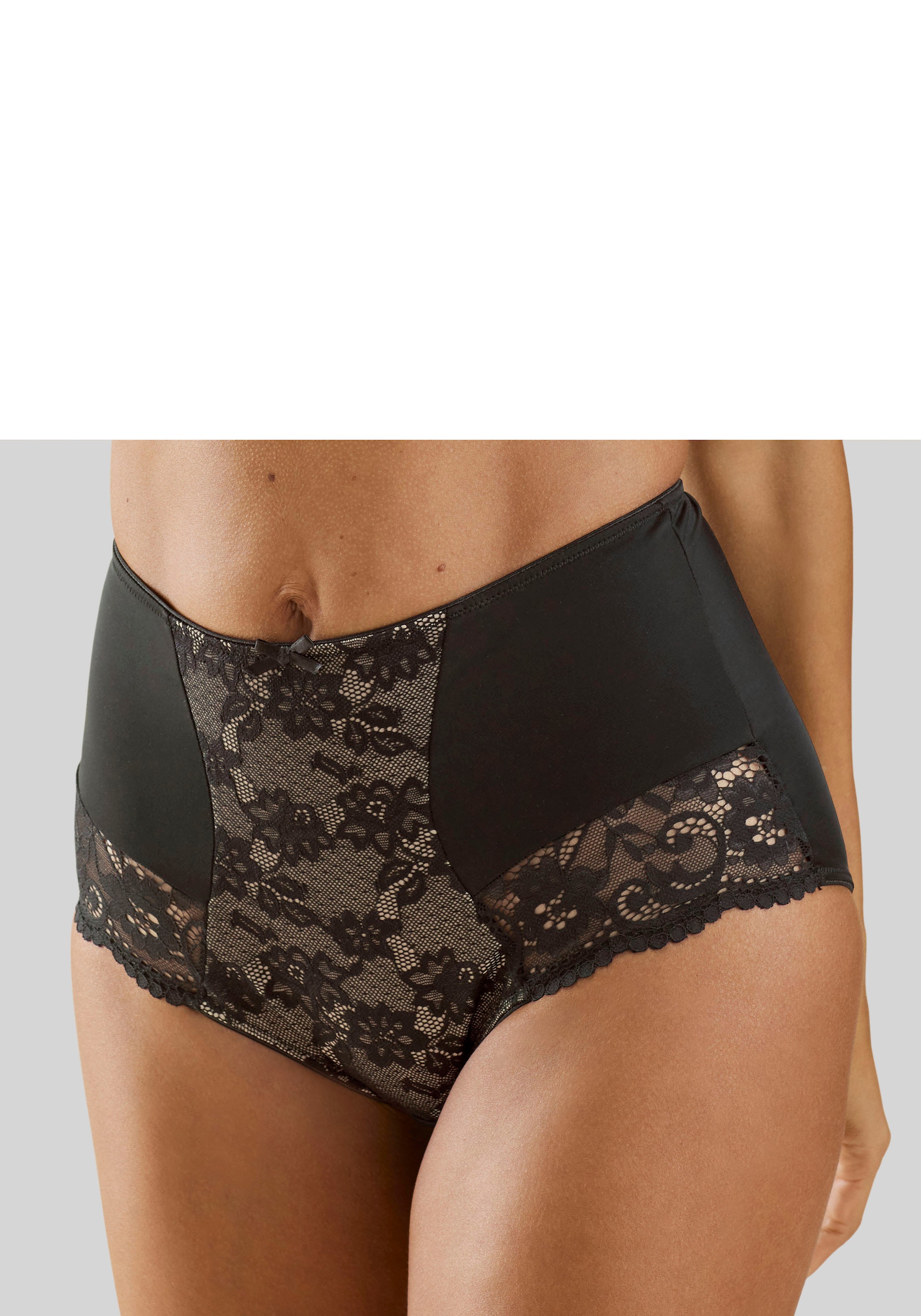 Nuance High-Waist-Panty, Spitzeneinsätzen BAUR | mit