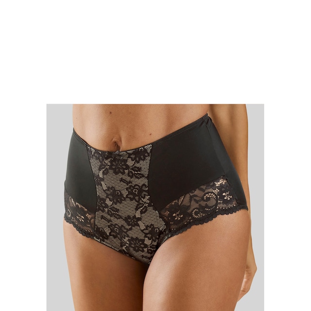 Nuance High-Waist-Panty, mit Spitzeneinsätzen | BAUR