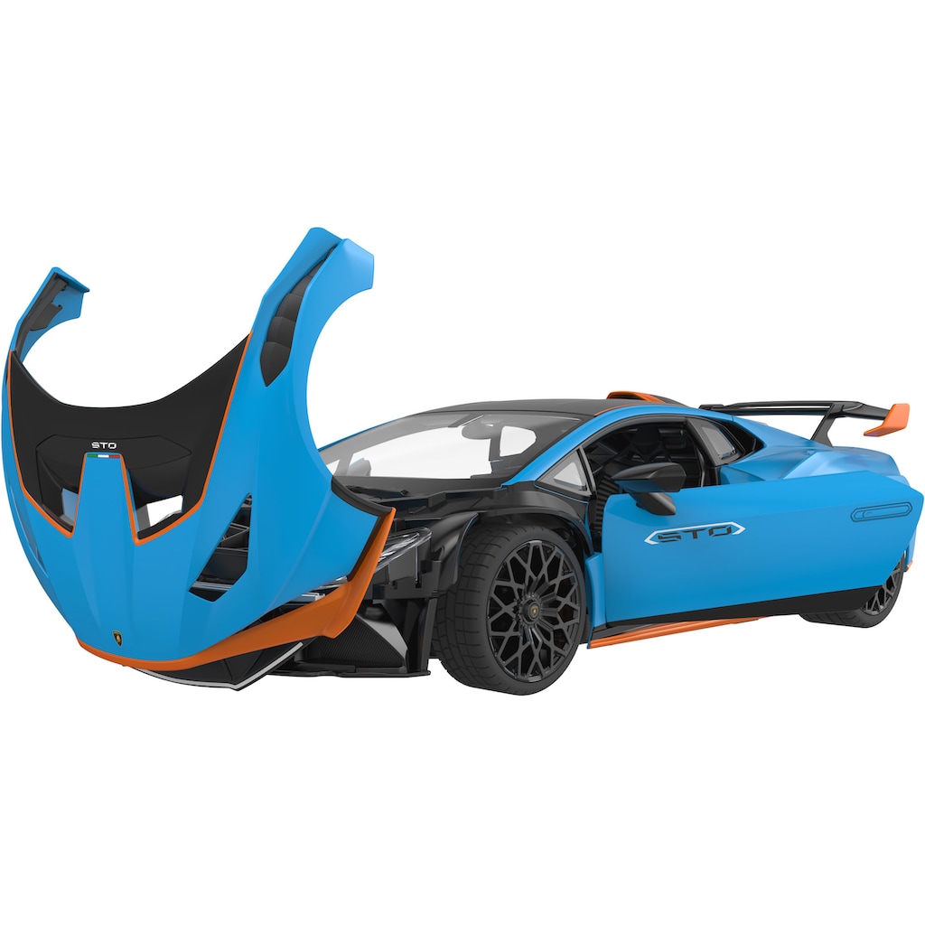 Jamara RC-Auto »Lamborghini Huracán STO 1:14, blau, 2,4GHz«, mit LED-Licht; offiziell lizenziert