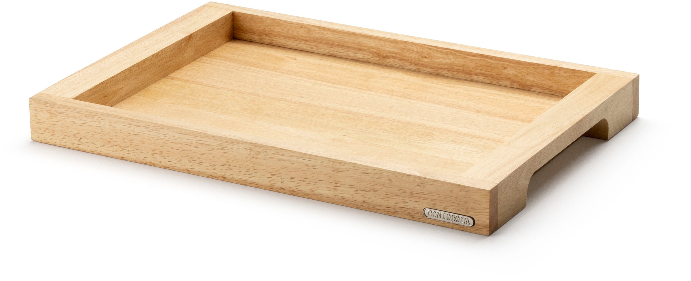 CONTINENTA Tablett, B/L: 29,5cm x 44cm, braun, Tabletts, Gummibaum