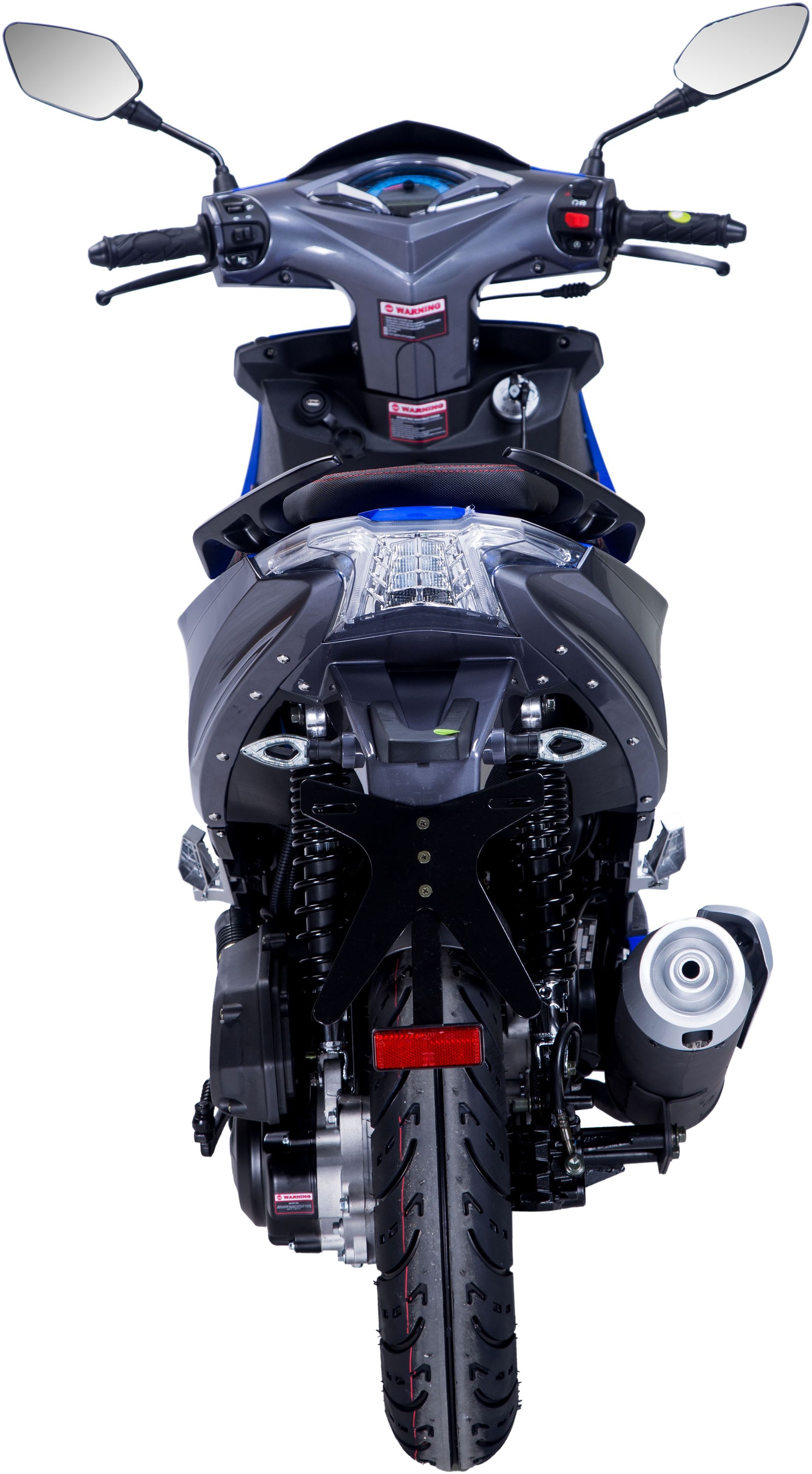 GT UNION Mofaroller »Striker«, 50 cm³, 25 km/h, Euro 5, 2,5 PS, mit USB-Anschluss und LED-Vollausstattung, sportliches Design
