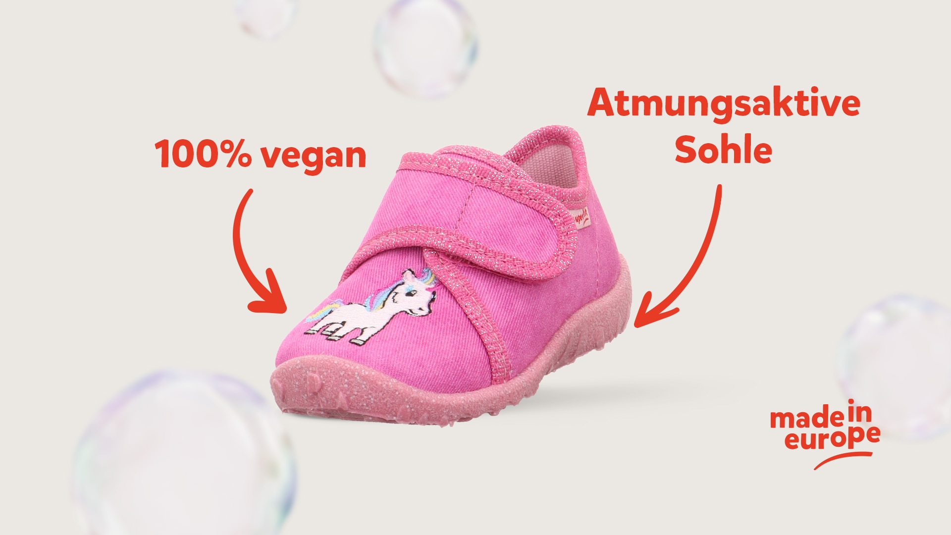Superfit Hausschuh »SPOTTY WMS: Mittel«  Kindergartenschuh mit Klettverschluss, Größenschablone zum Download