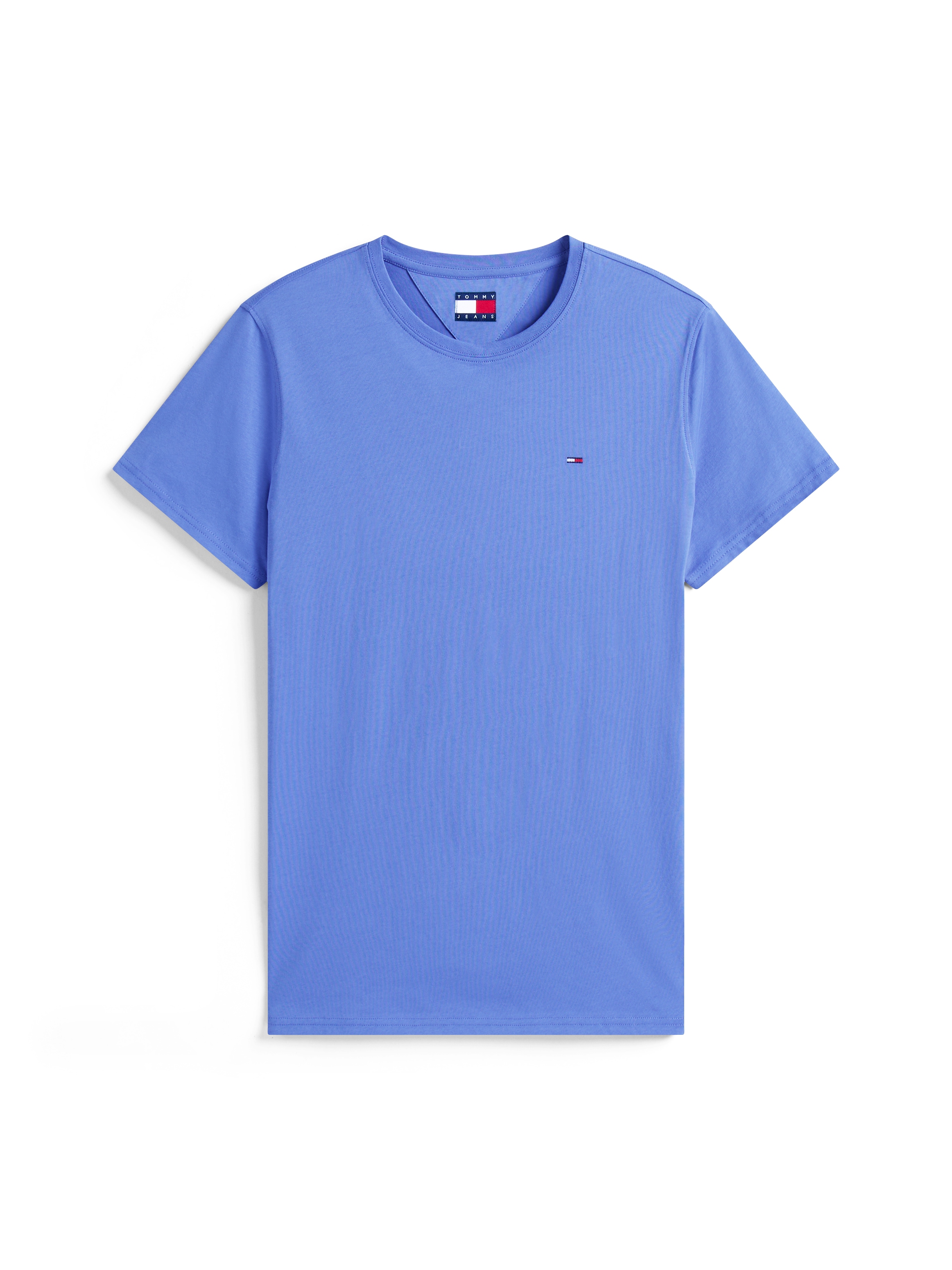 Tommy Jeans T-Shirt »TJM ESSENTIAL SOLID TEE«, mit Rundhalsausschnitt und dezenter Logo-Flag