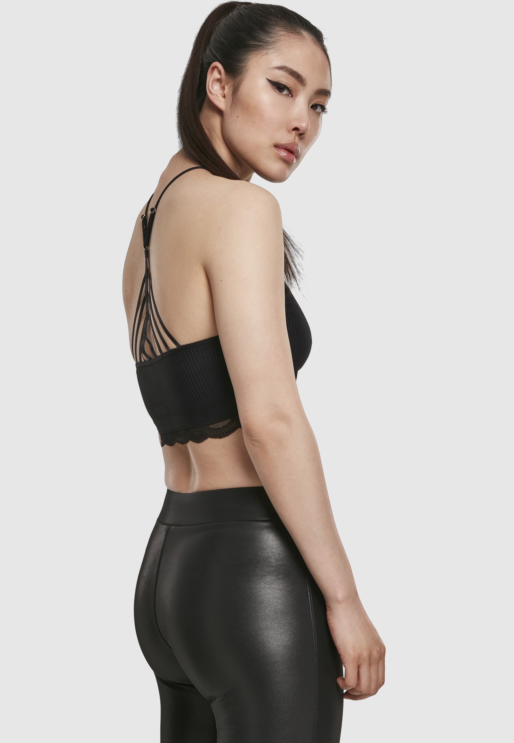 URBAN CLASSICS Sport-BH »Urban Classics Damen Ladies Laces String Top«