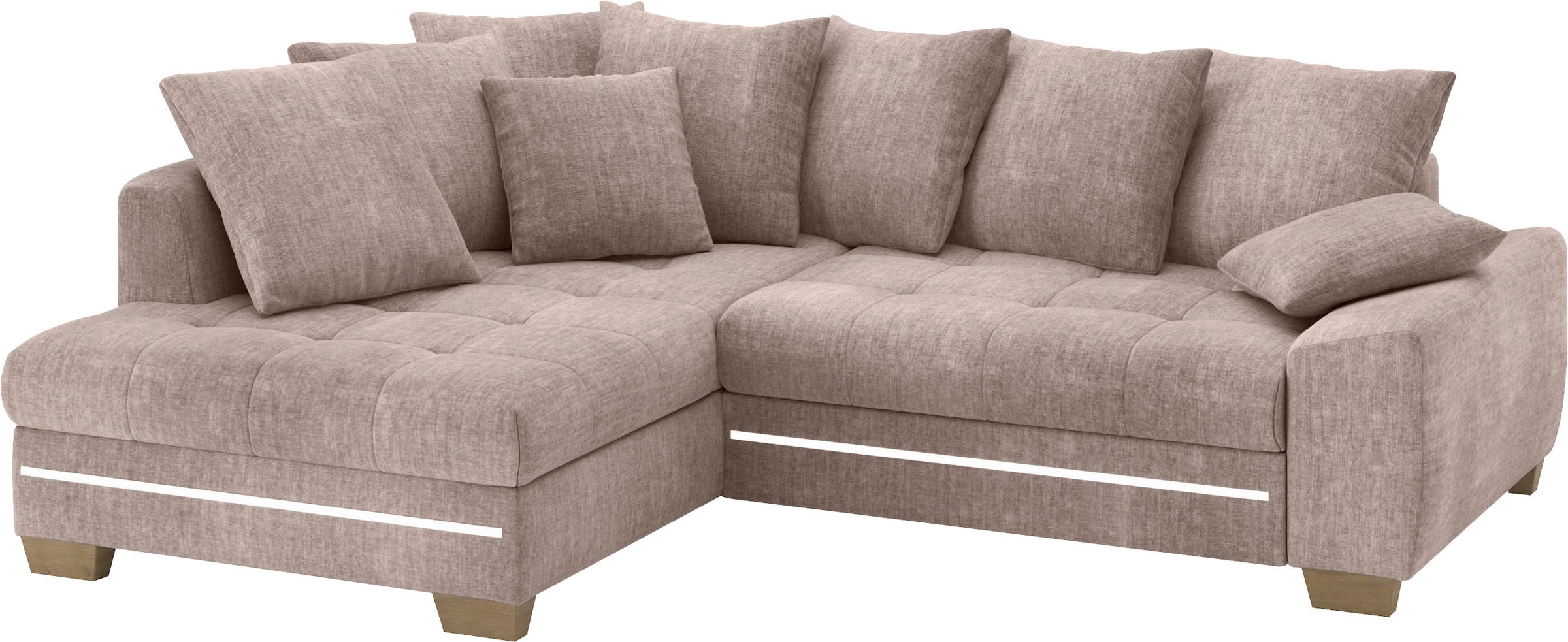 Mr. Couch Ecksofa "Nikita II, L-Form", mit RGB-LED Beleuchtung, wahlweise m günstig online kaufen