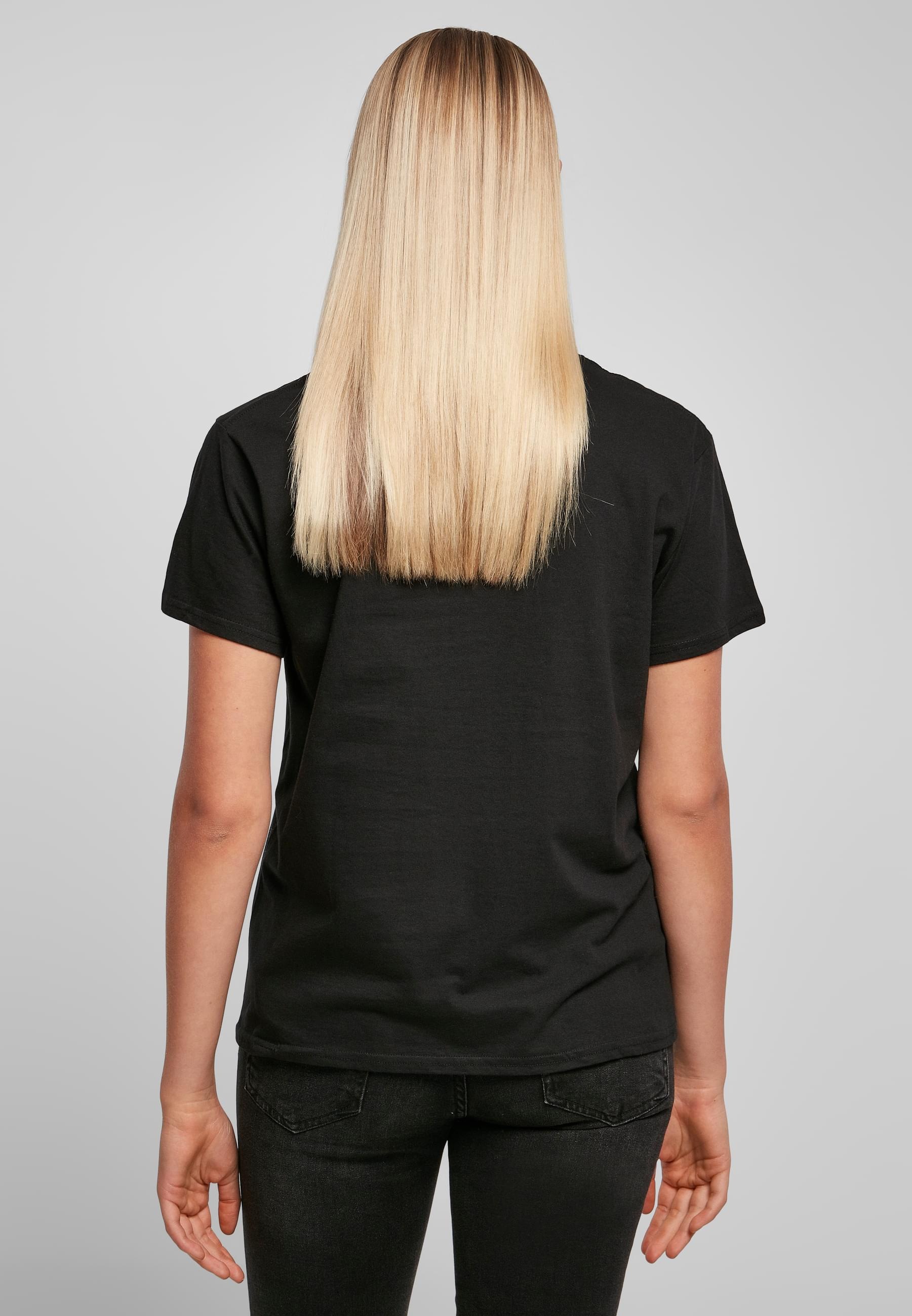 Merchcode Kurzarmshirt »Merchcode Damen Ladies Pink Floyd Logo Tee«, (1 tlg.)