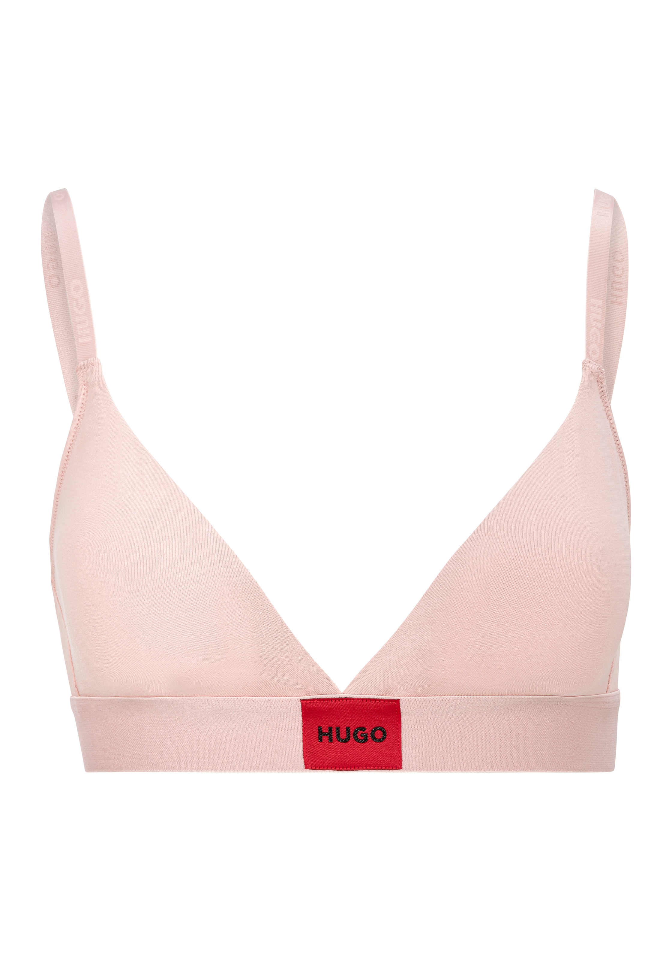 HUGO Underwear Triangel-BH "TRIANGLE RED LABEL", mit HUGO Logo auf dem Bund