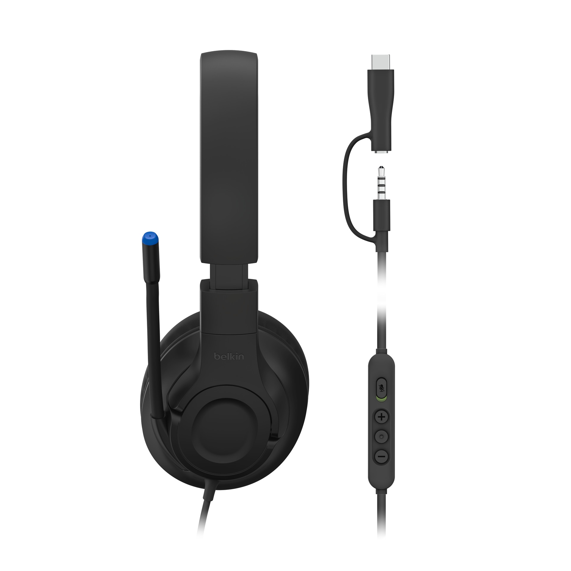Belkin Kinder-Kopfhörer »Gaming Inspire«, Kinderkopfhörer mit Kabel für Nintendo Switch 2