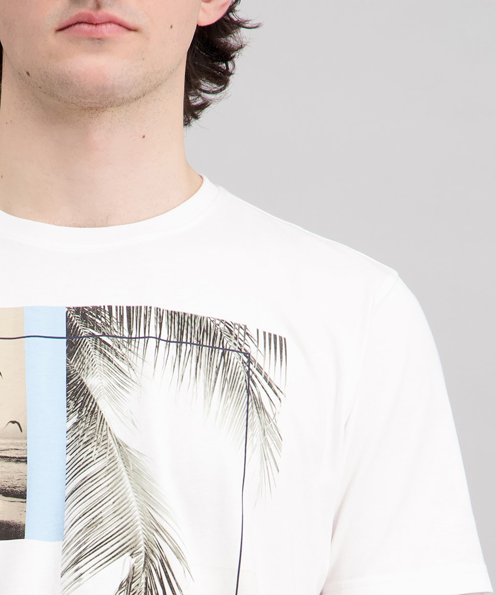 Pioneer Authentic Jeans T-Shirt "RH T-Shirt front Print" mit Print