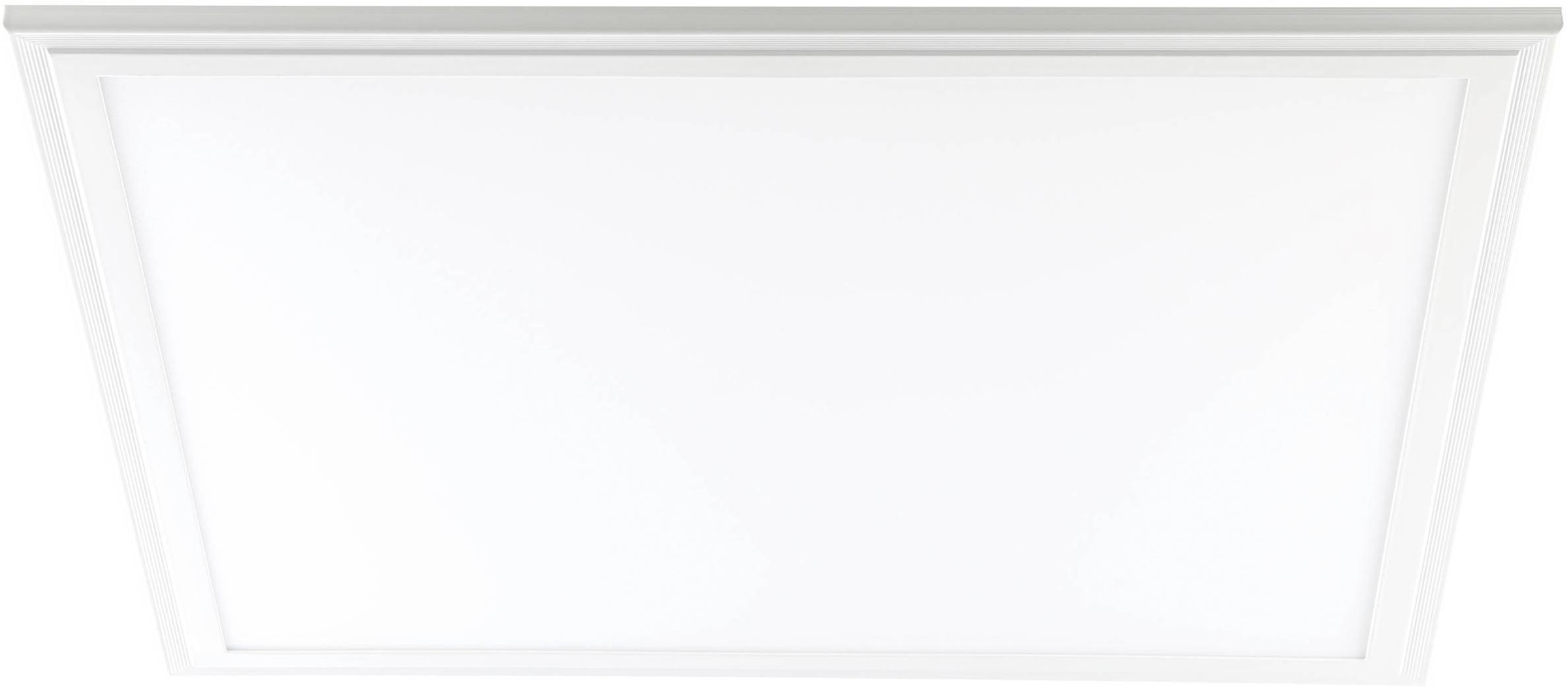 EGLO Deckenleuchte »Salobrena 1 Einbaulampe, Deckenlampe, Aluminium und Kunststoff, Lampe« LED-Modul 1 Stk. Neutralweiß LED Panel, Deckenlampe in weiß,  neutralweiß, Küchenlampe, 45 cm