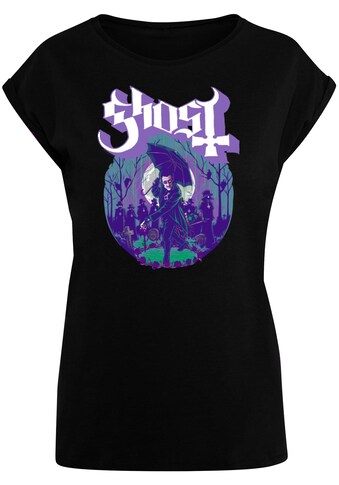 T-Shirt »Merchcode Damen Ladies Ghost - Pastel Ashes T-Shirt«, (1 tlg.)