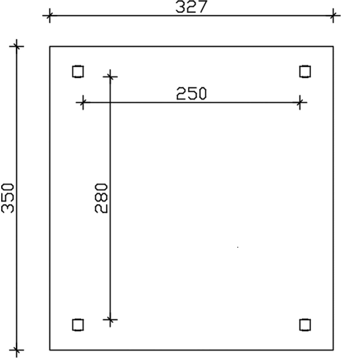 Skanholz Pavillon »Marseille«, 4-Eck, BxT: 327x350 cm