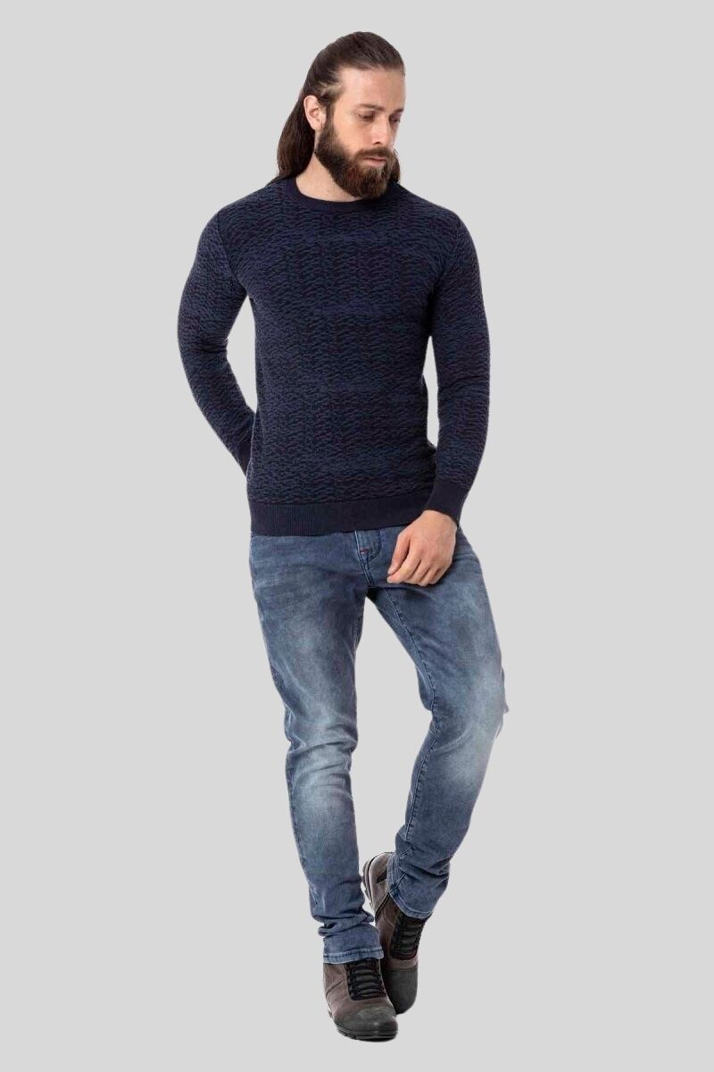 Cipo & Baxx Strickpullover "Pullover" 1 Stk. tlg. im modernen Design günstig online kaufen