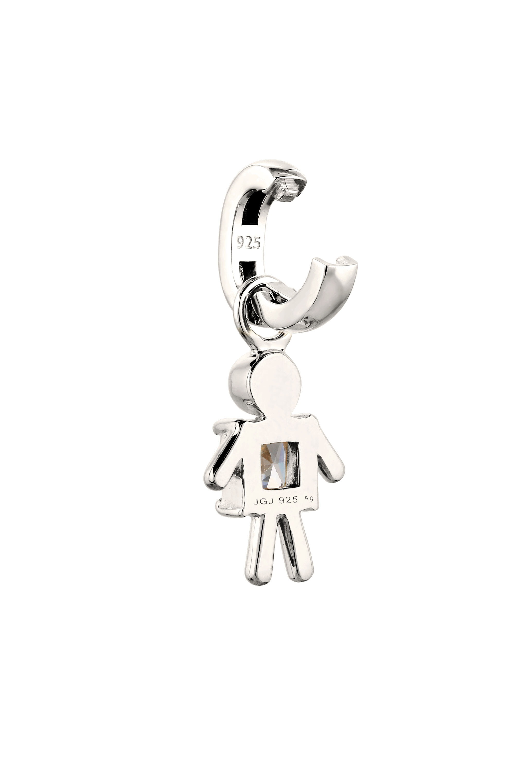 Elli »Charm Kind Zirkonia Weiß 925 Sterling Silber«