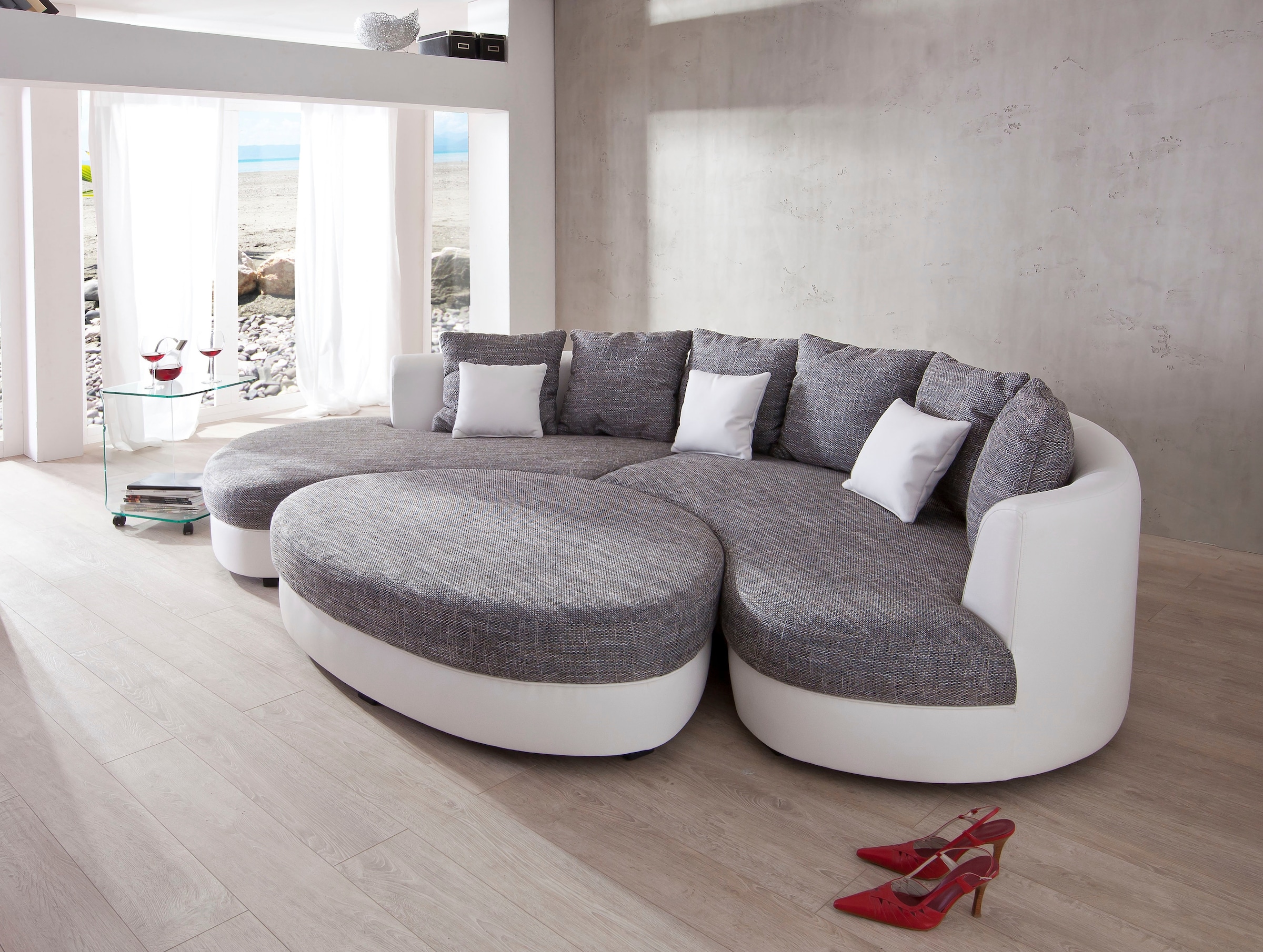 INOSIGN Ecksofa »Limoncello L-Form«, ergonomische Form