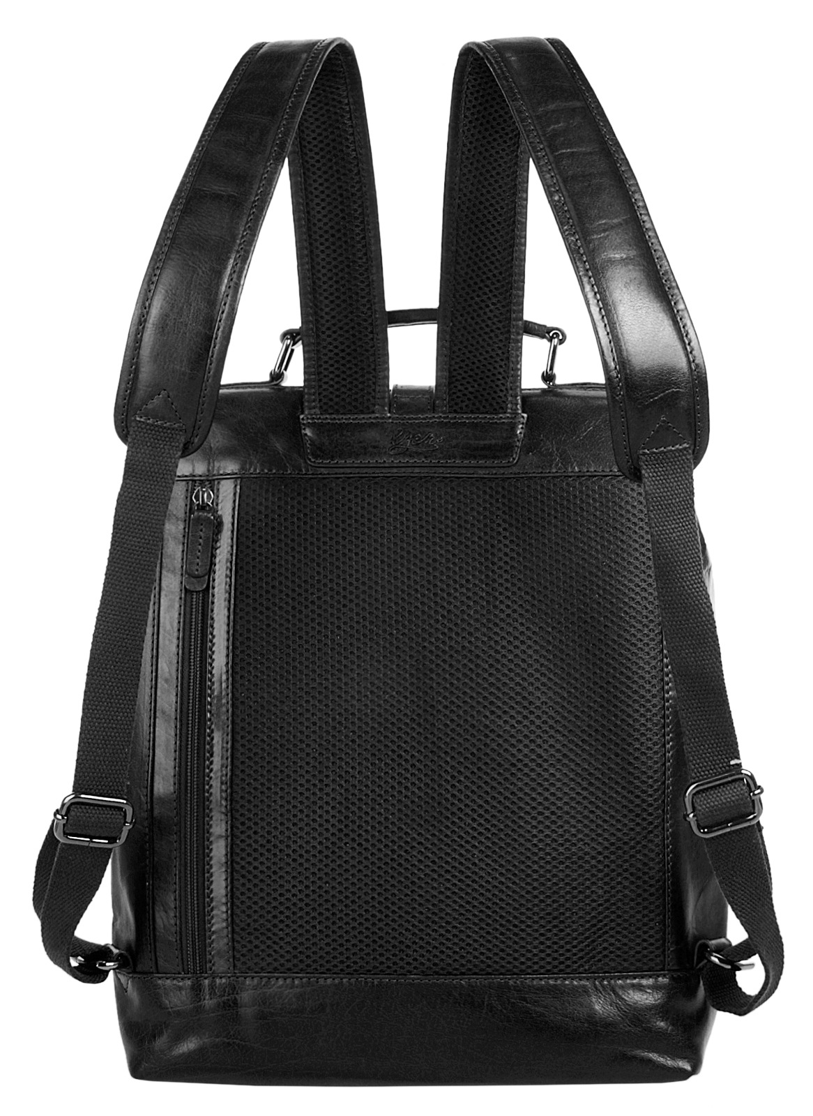 X-Zone Laptoprucksack, echt Leder