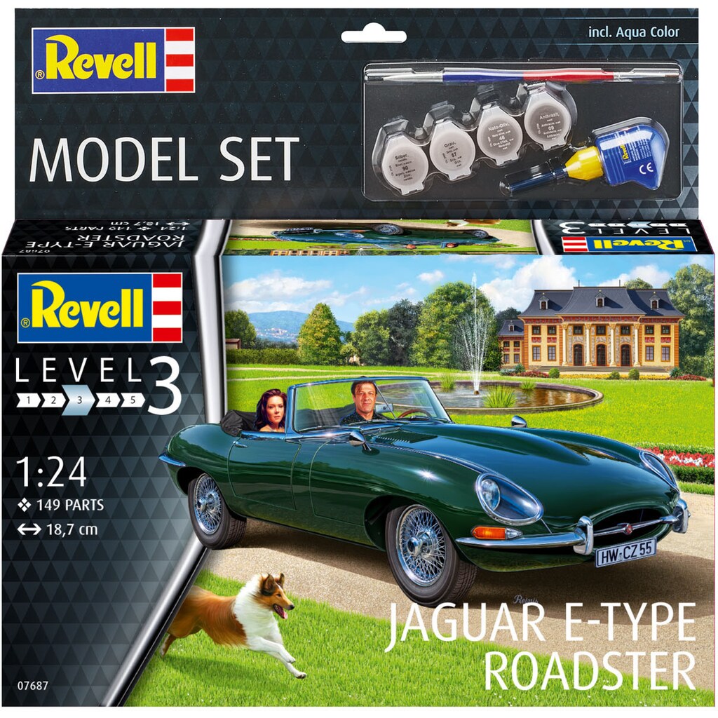 Revell® Modellbausatz »Jaguar E-Type Roadster«, 1:24