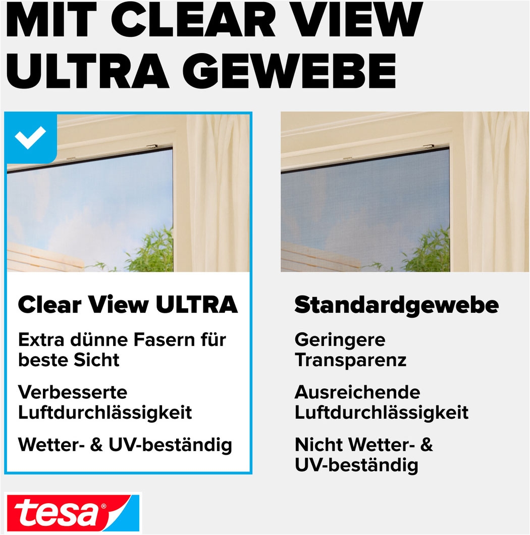 tesa Insektenschutz-Fensterrahmen »FALT Alu Rahmen teleskopierbar Premium« Packung, Teleskop Alu Rahmen, 1 Stk. tlg. Alu Insektenschutz 80 cm x 80 cm bis 140 cm x 140 cm