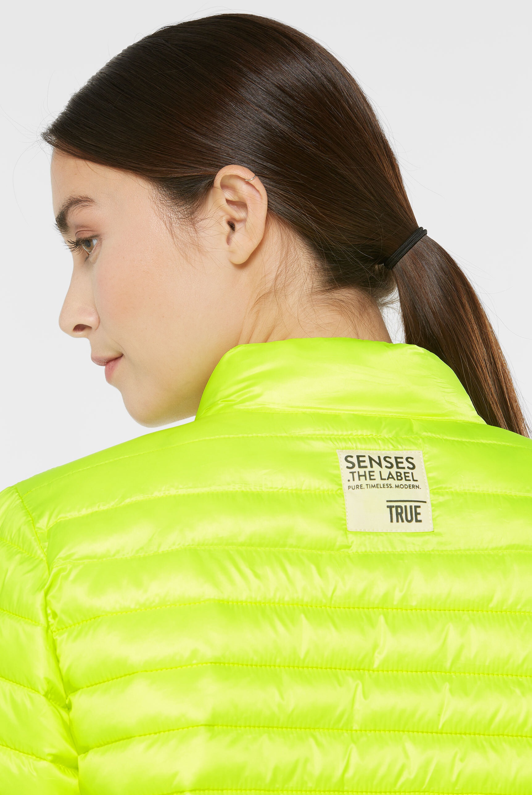SENSES.THE LABEL Kurzjacke ohne Kapuze mit Stehkragen