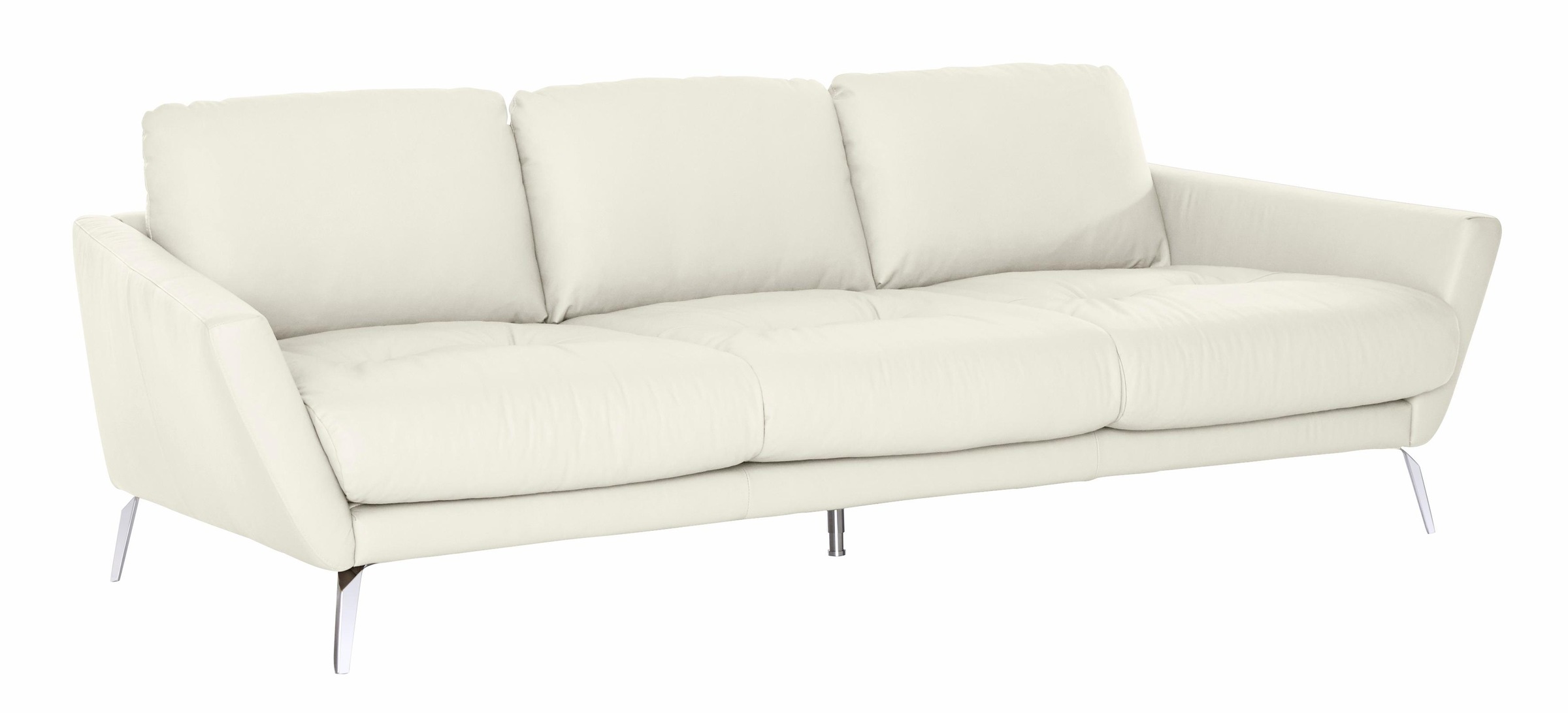 W.SCHILLIG Big-Sofa "softy", mit dekorativer Heftung im Sitz, Füße Chrom gl günstig online kaufen