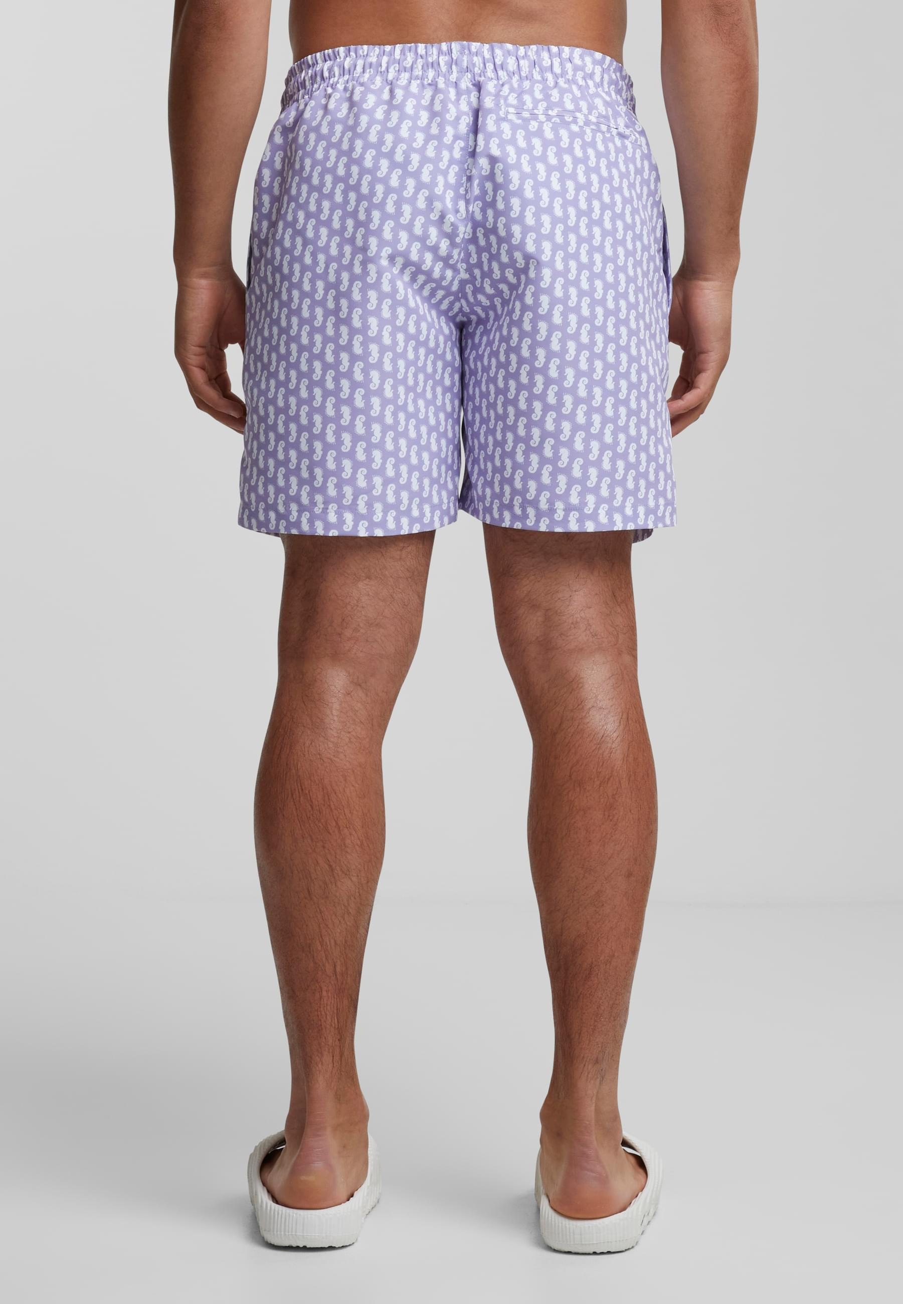 URBAN CLASSICS Badeshorts »Urban Classics Herren Pattern Swim Shorts«