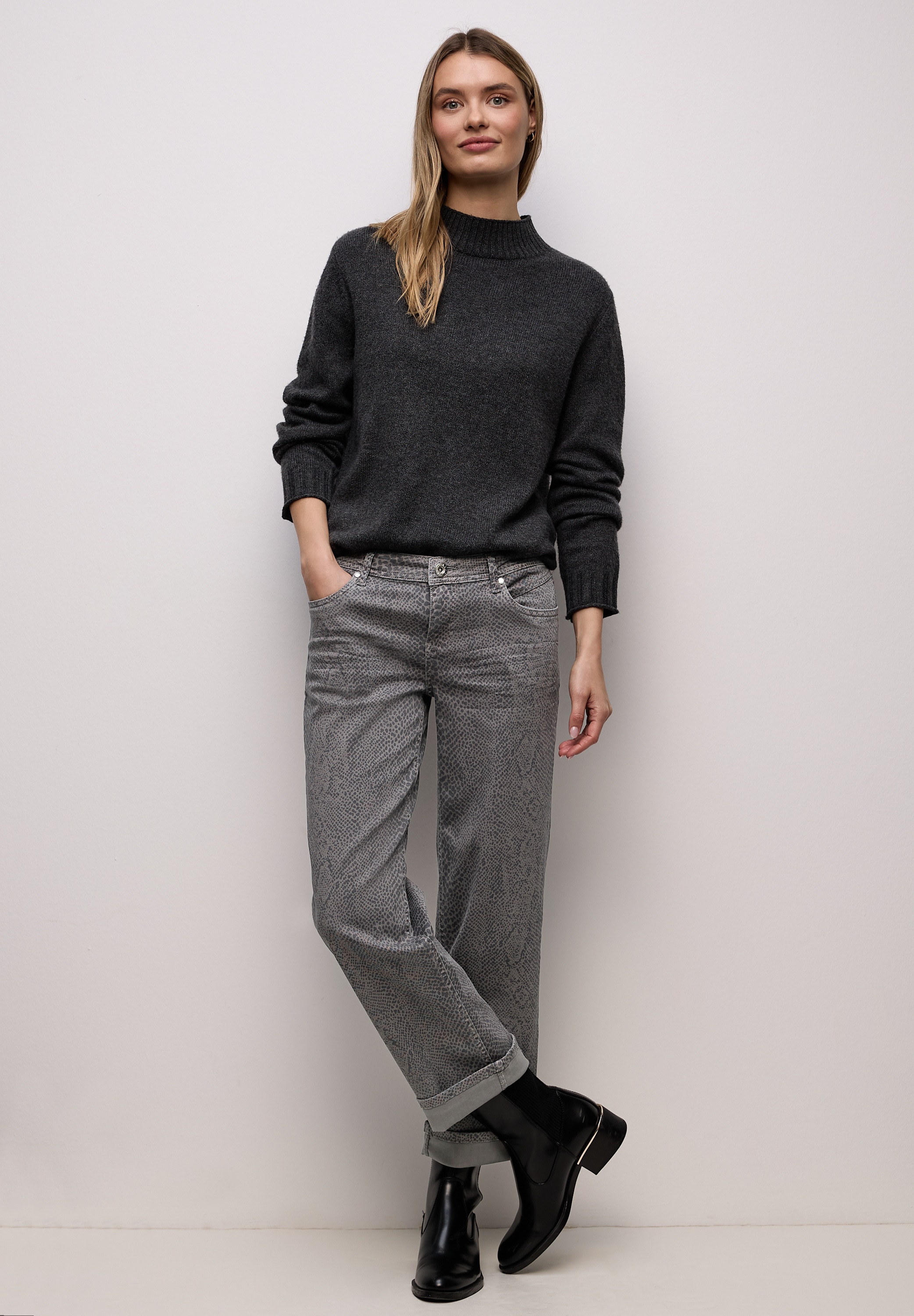 STREET ONE Comfort-fit-Jeans aus Baumwolle mit Stretchanteil