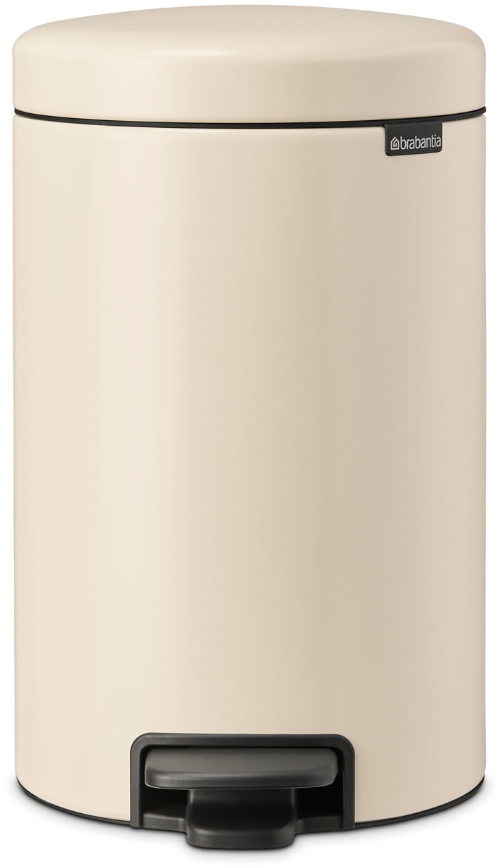 Brabantia Soft Beige Mülleimer "Newicon Treteimer 12L" Sanft Schließender Deckel Mit Leichter Pedalbedienung von Baur