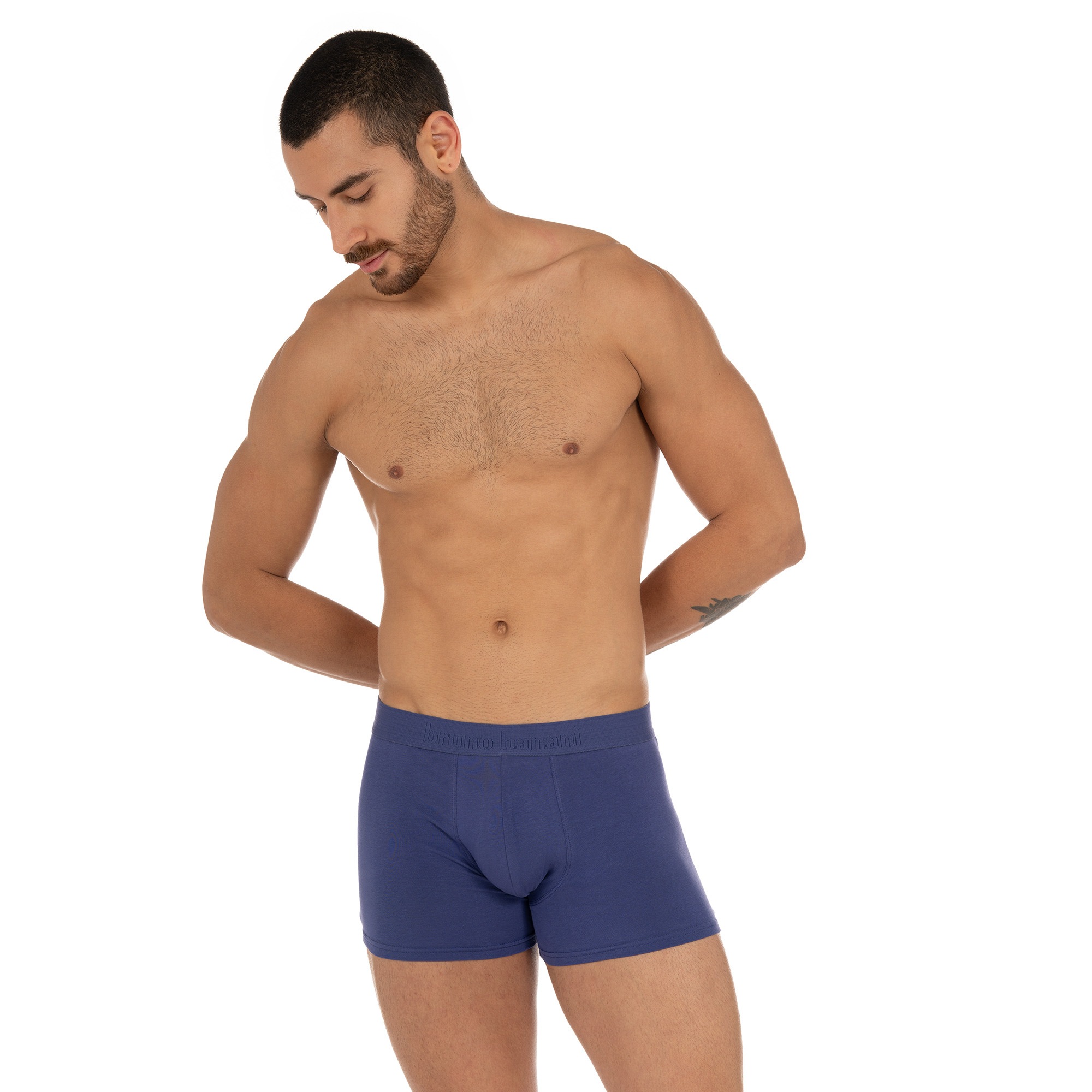 Bruno Banani Boxershorts »FLOWING«, (2er Pack), mit kontrastfarbenem Bündchen