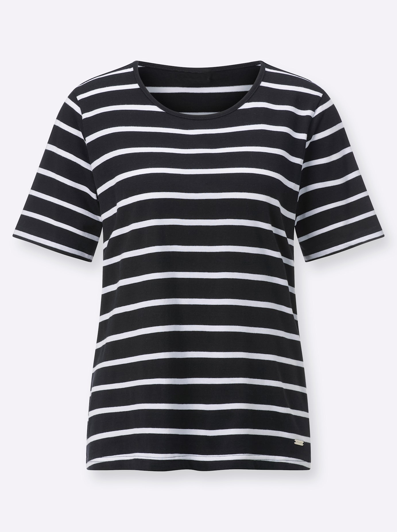 Casual Looks Kurzarmshirt »Ringelshirt«, (1 tlg.)