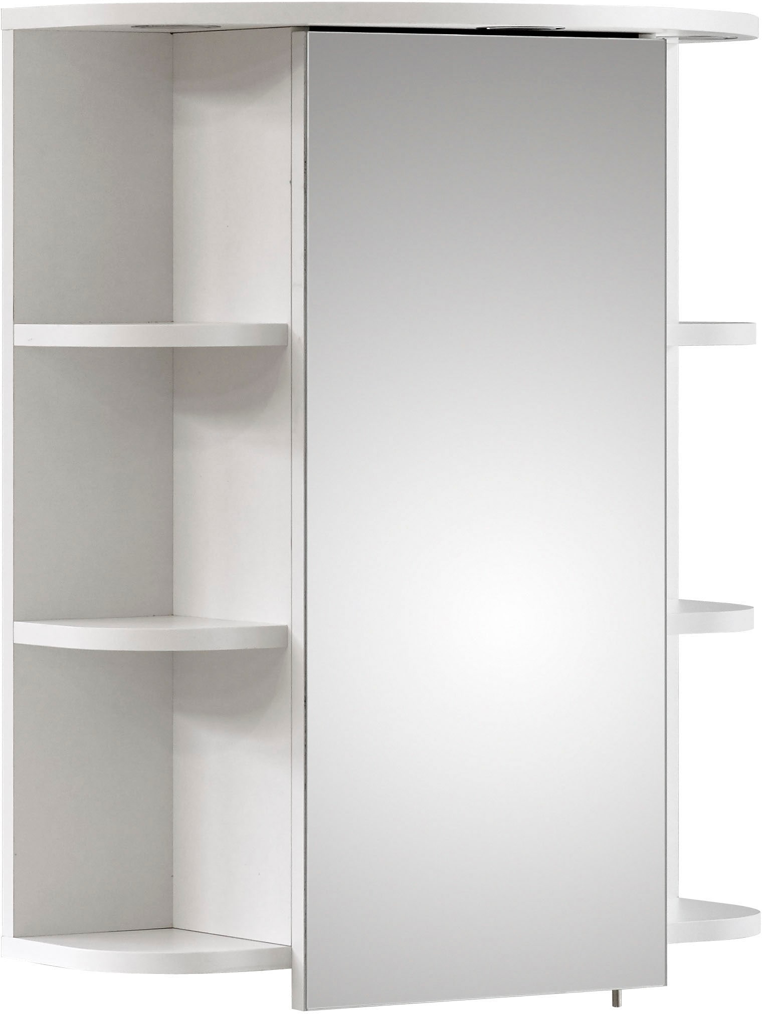 Saphir Badmöbel-Set »Quickset 335 2-teilig, Waschbeckenunterschrank mit LED-Spiegelschrank«, (2 St.), 3 Türen, seitliche Ablagefächer, ohne Waschbecken, Waschplatz