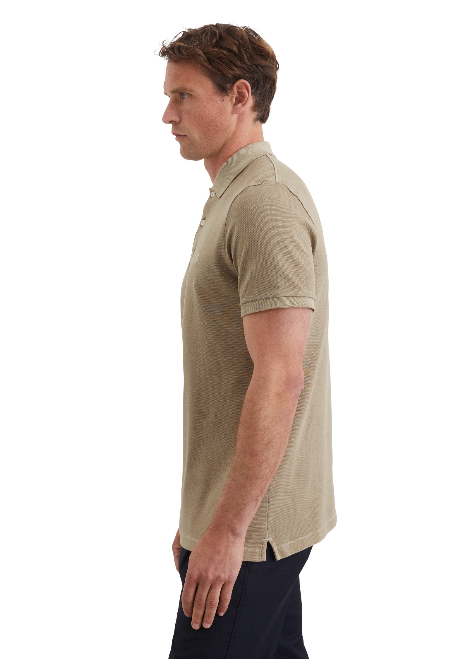 Marc OPolo Poloshirt "aus Bio-Baumwoll-Stretch" günstig online kaufen