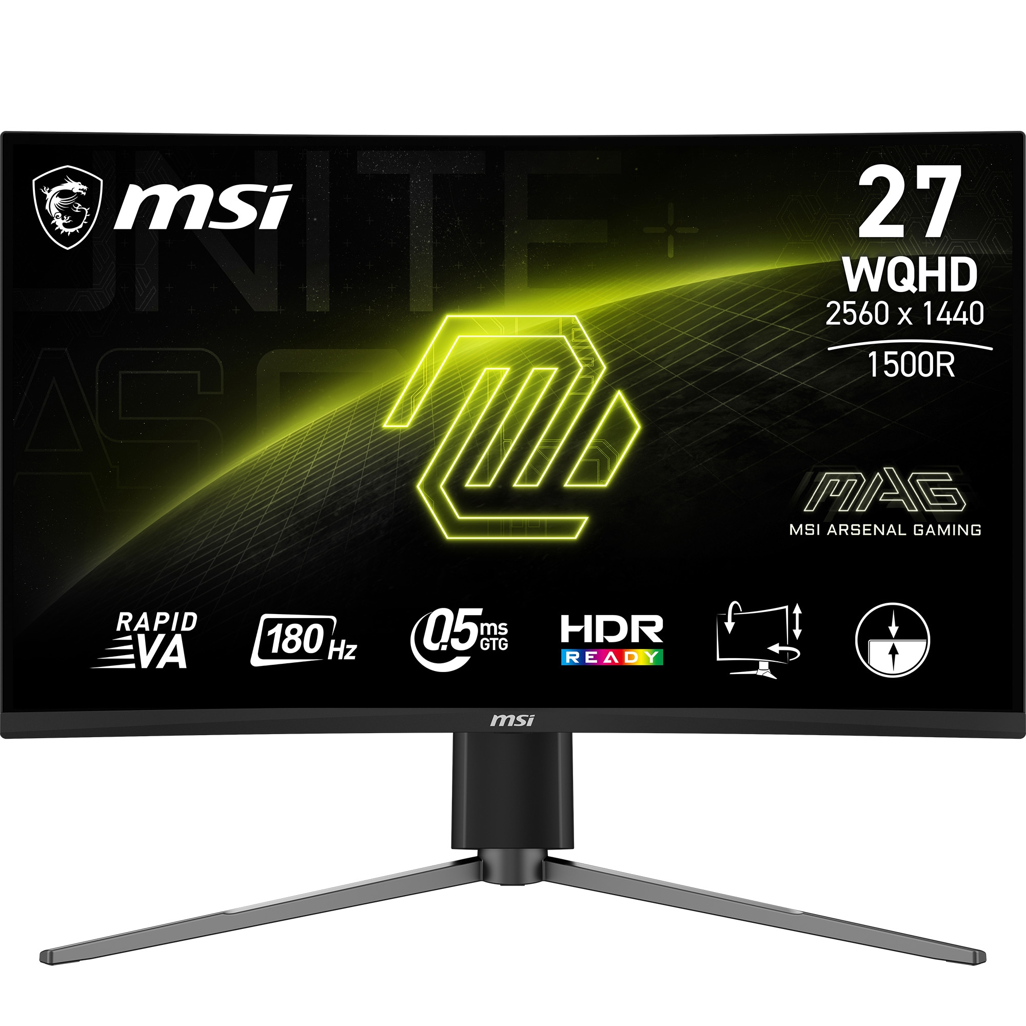 MSI Curved-Gaming-Monitor »MAG 27CQ6PF« 69...